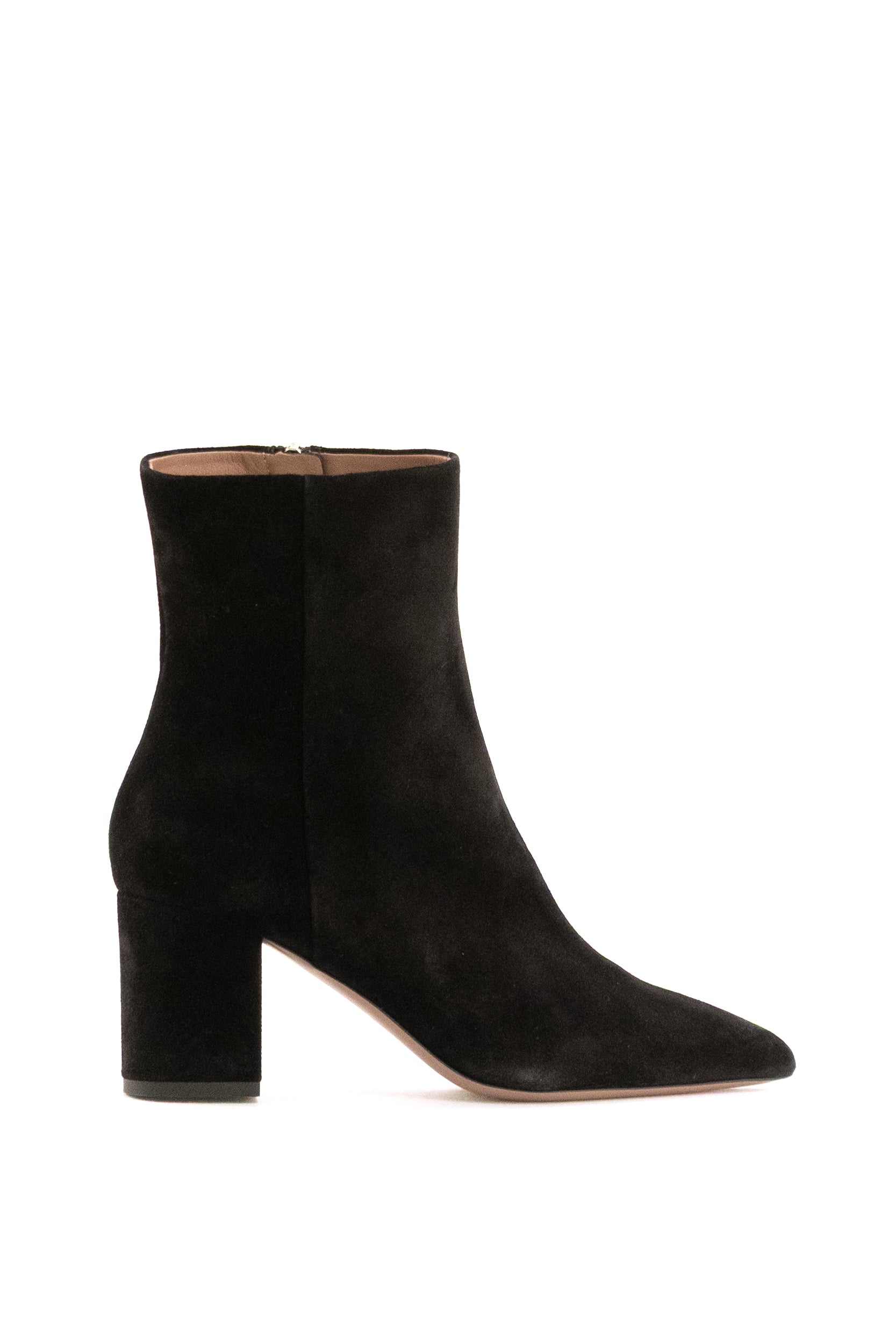 Stivaletti Anja in suede di colore nero<BR/> PX2169 BLACK PARIS TEXAS 
