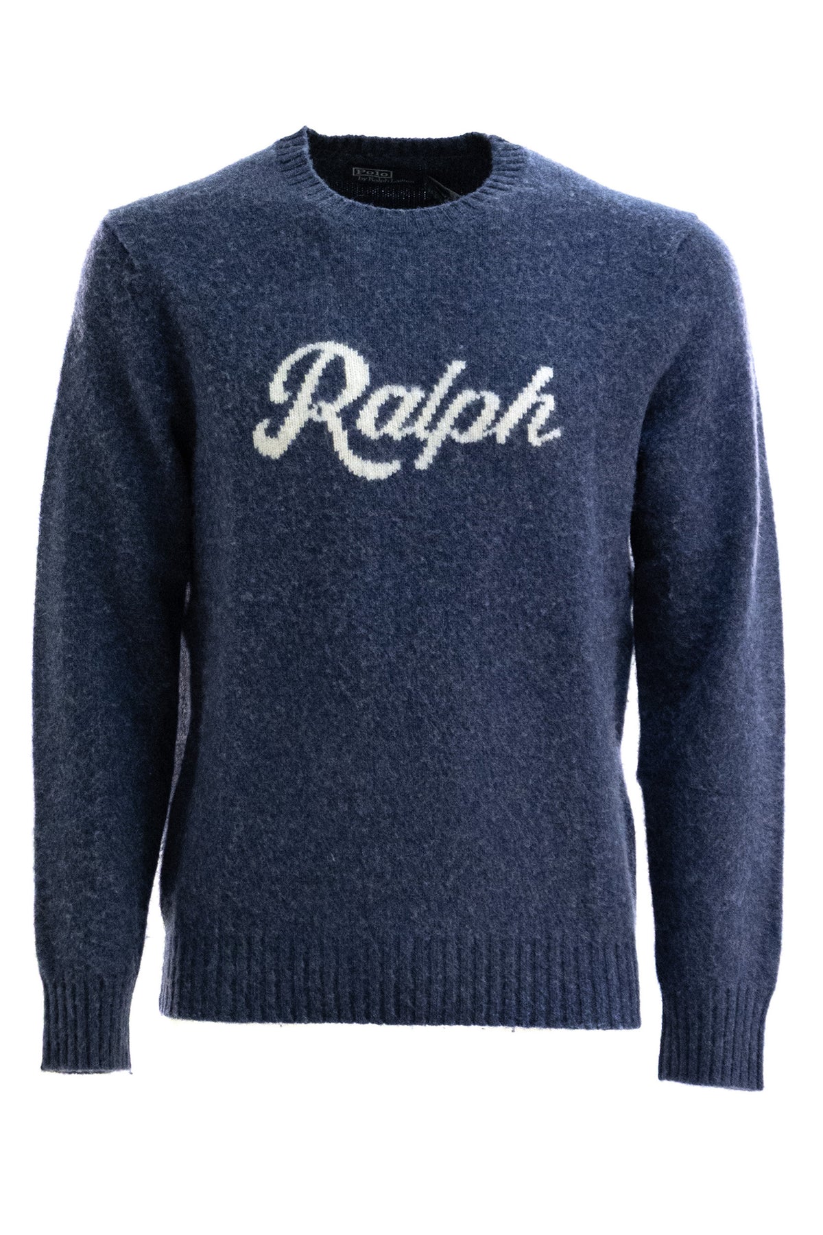 POLO RALPH LAUREN Maglione in lana e chasmere di colore blu