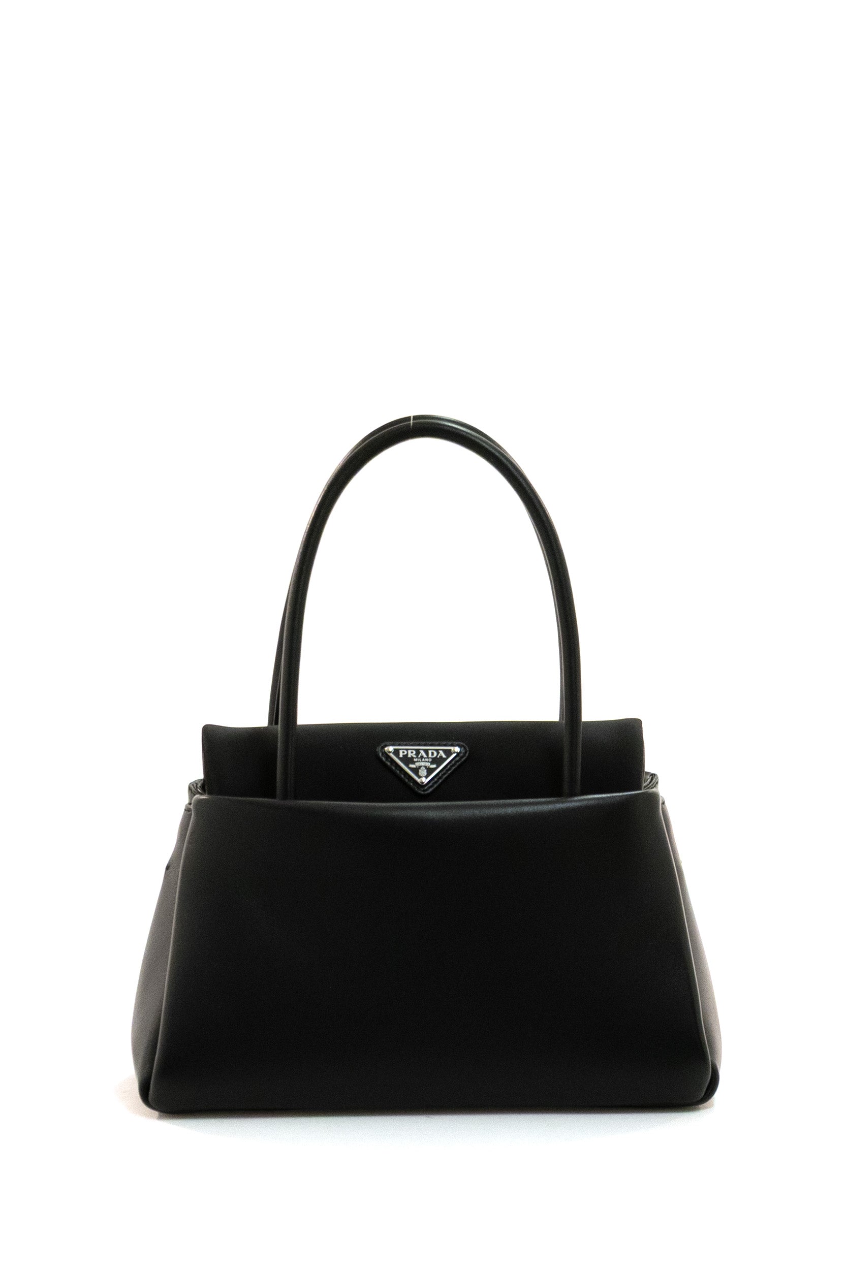 Borsa a mano in pelle di colore nero<BR/> 1BA501 V OPO 2G52 F0002 PRADA 