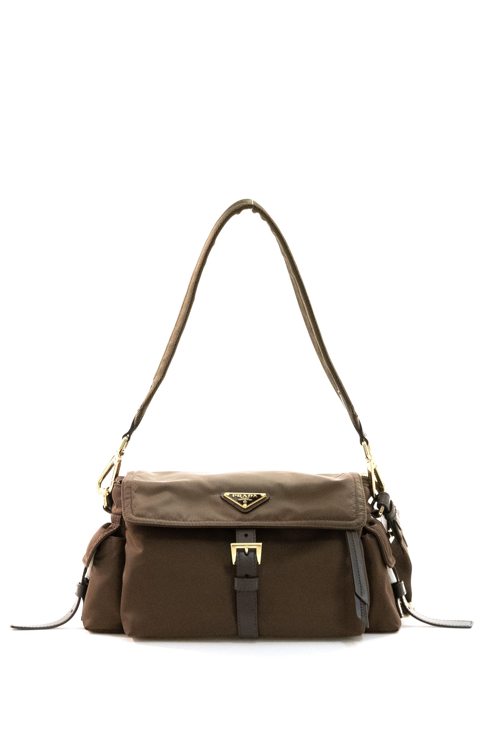 Borsa Prada Explore Media in Re-Nylon<BR/> 1BD394 V NOO RDLN F0038 PRADA 
