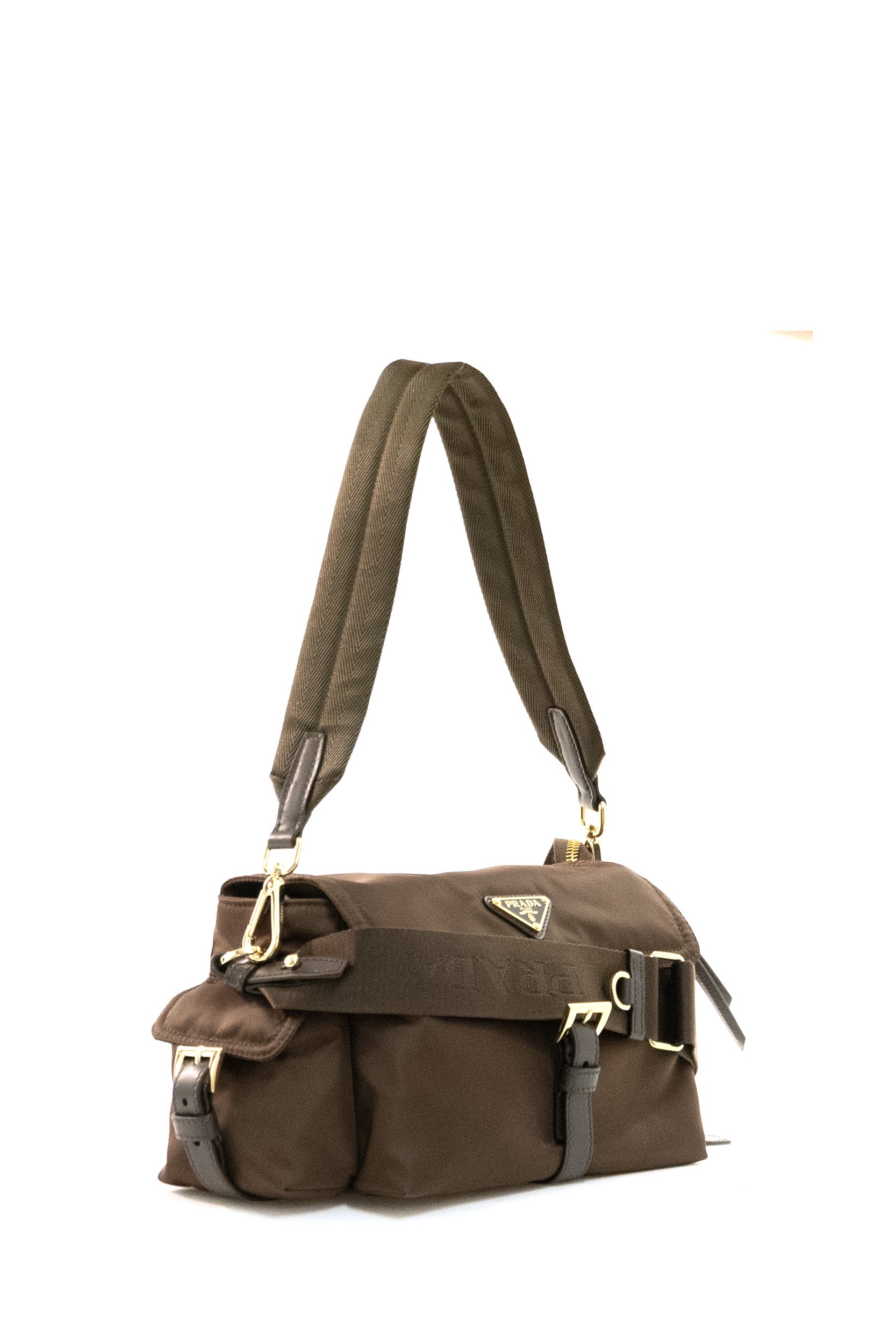 Borsa Prada Explore Media in Re-Nylon<BR/> 1BD394 V NOO RDLN F0038 PRADA 