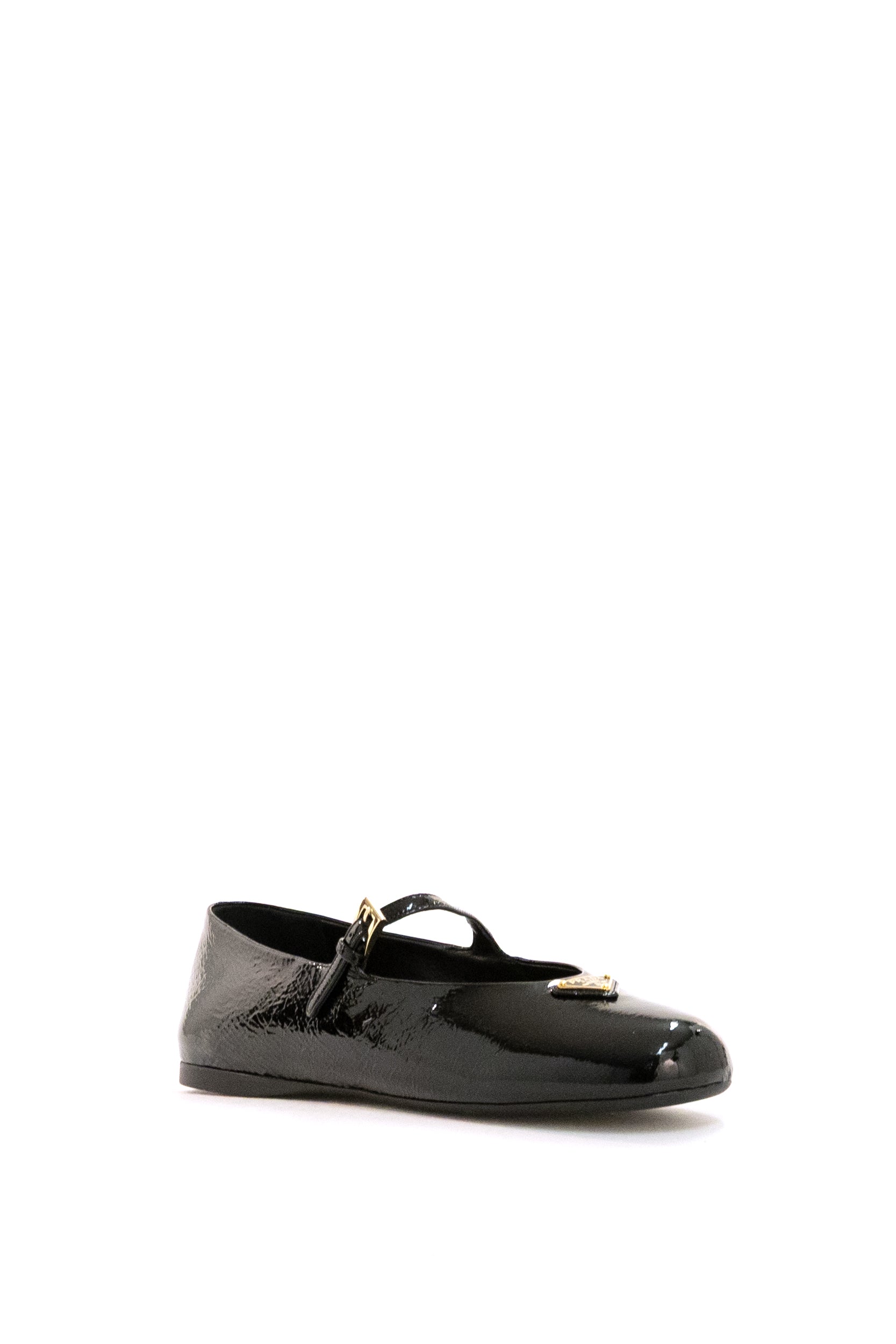 Ballerine in vernice naplak di colore nero<BR/> 1F793N F A005 H27 F0002 PRADA 