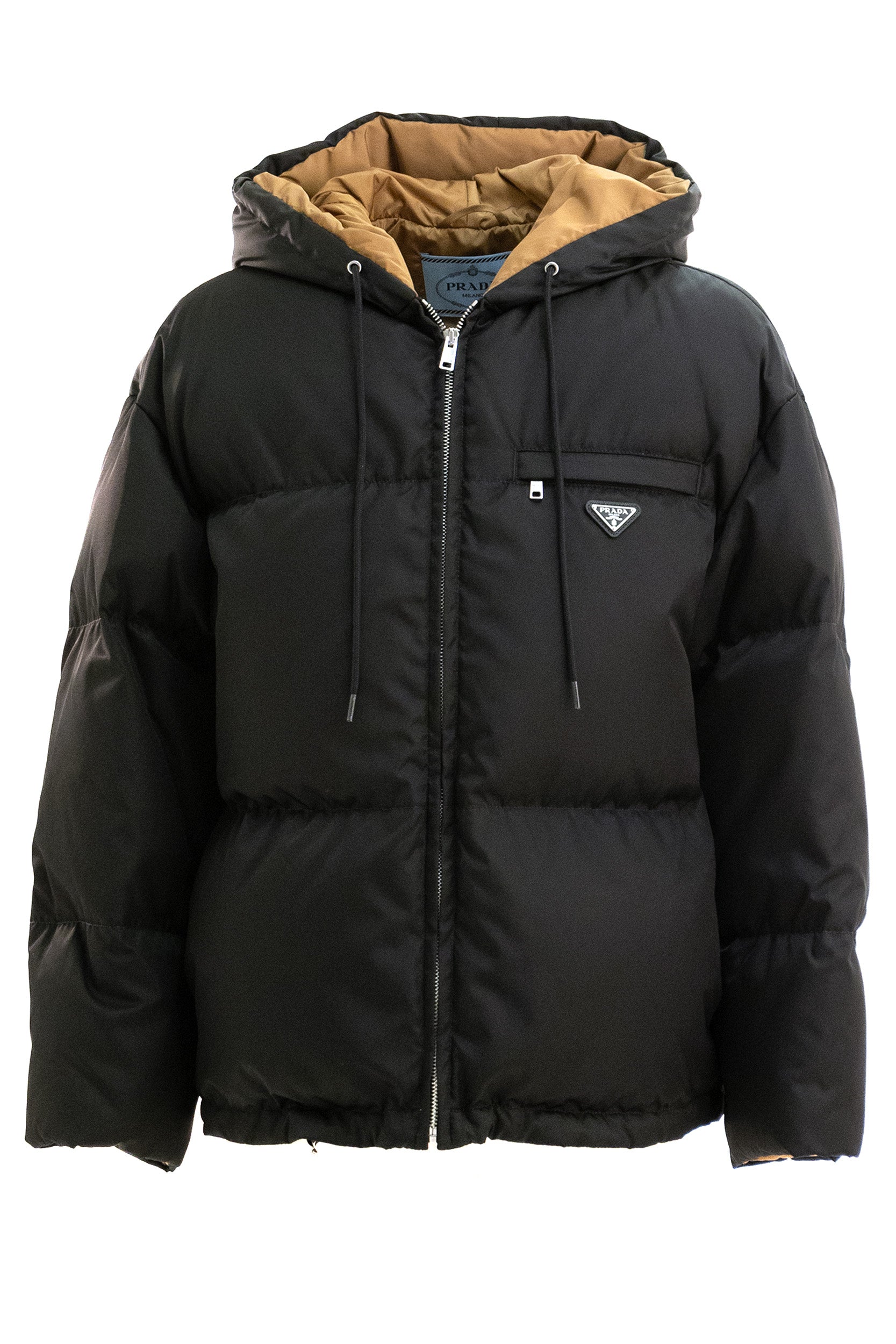 Piumino in Re-nylon di colore nero 29B408 S AAO 1WQ8 F0002 PRADA 