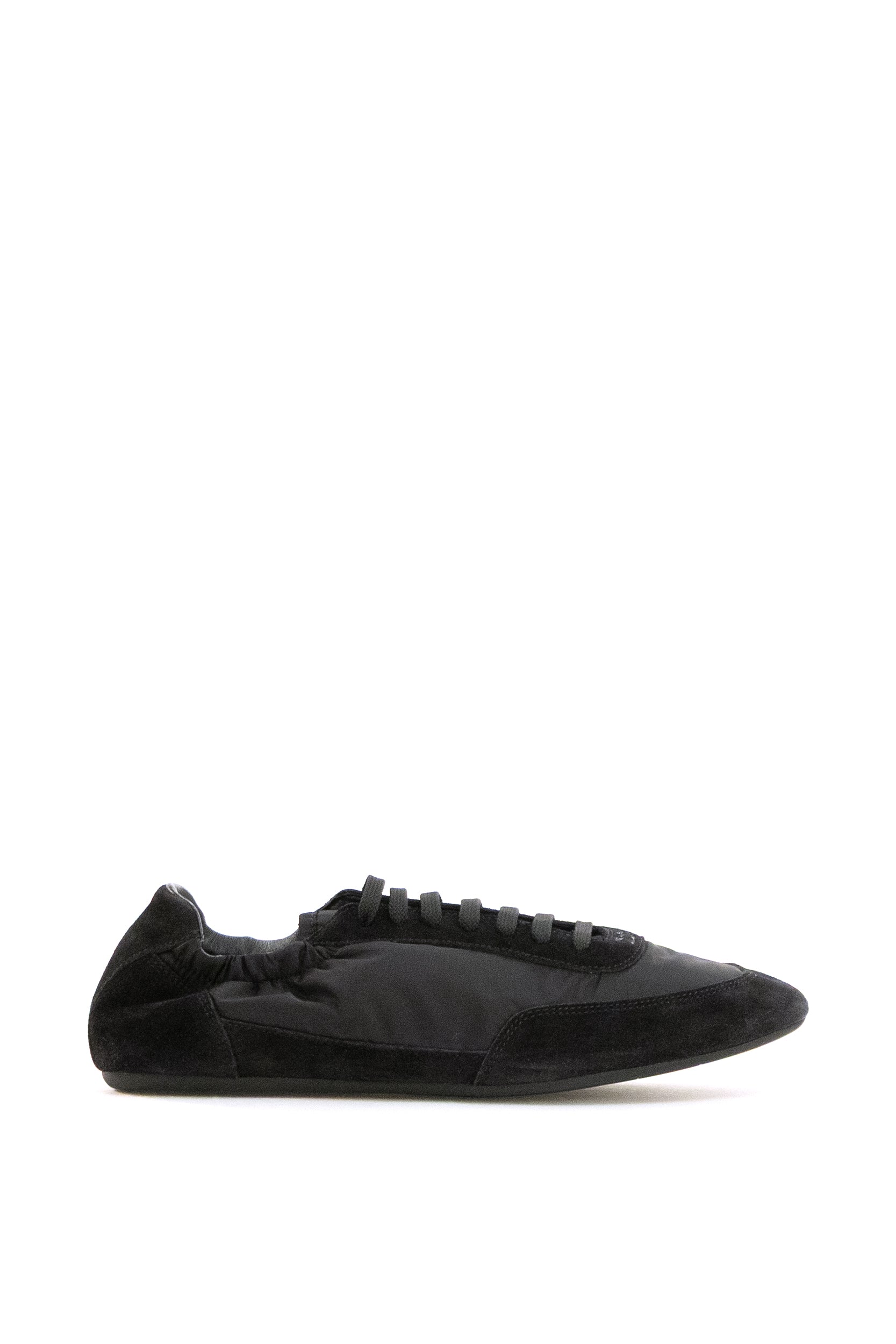 Sneakers Collpase in Re-nylon e suede di colore nero<BR/> 2EG479 F G001 D7C F0002 PRADA 