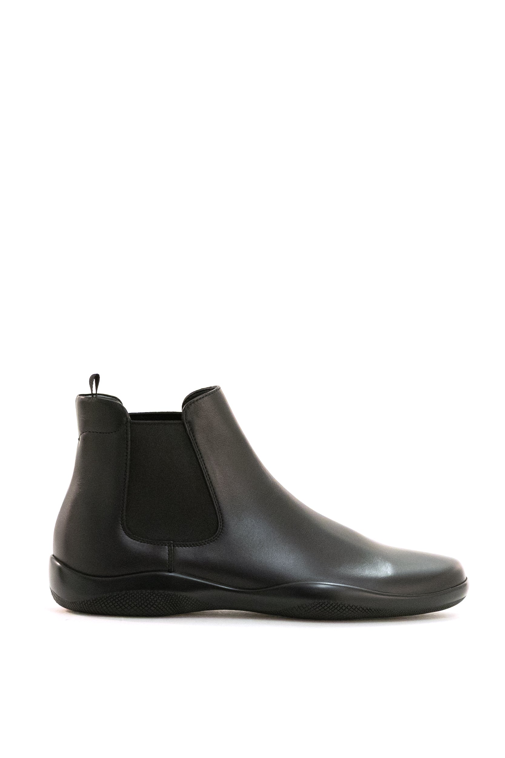 Stivaletti in pelle di colore nero<BR/> PS1186 F D001 070 F0002 PRADA 