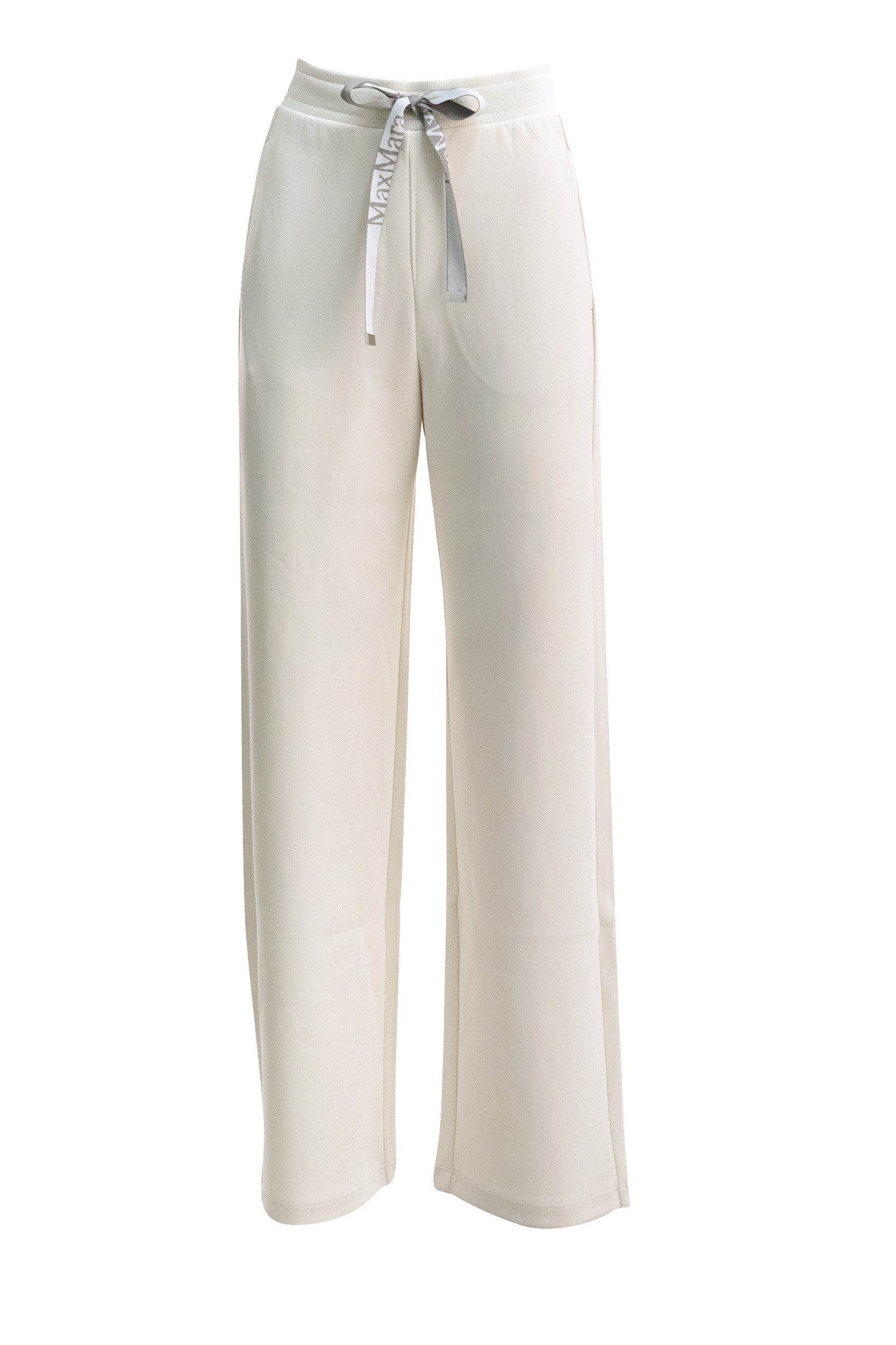 Pantaloni in jersey color avorio<BR/> SMMBALI 003 S MAX MARA 