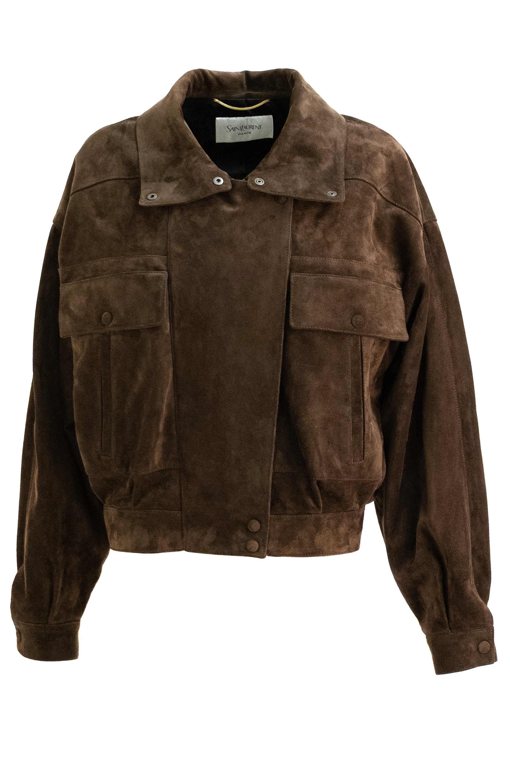 Giacca in Suede Vintage<BR/> 785562 YC2AY 2372 SAINT LAURENT 