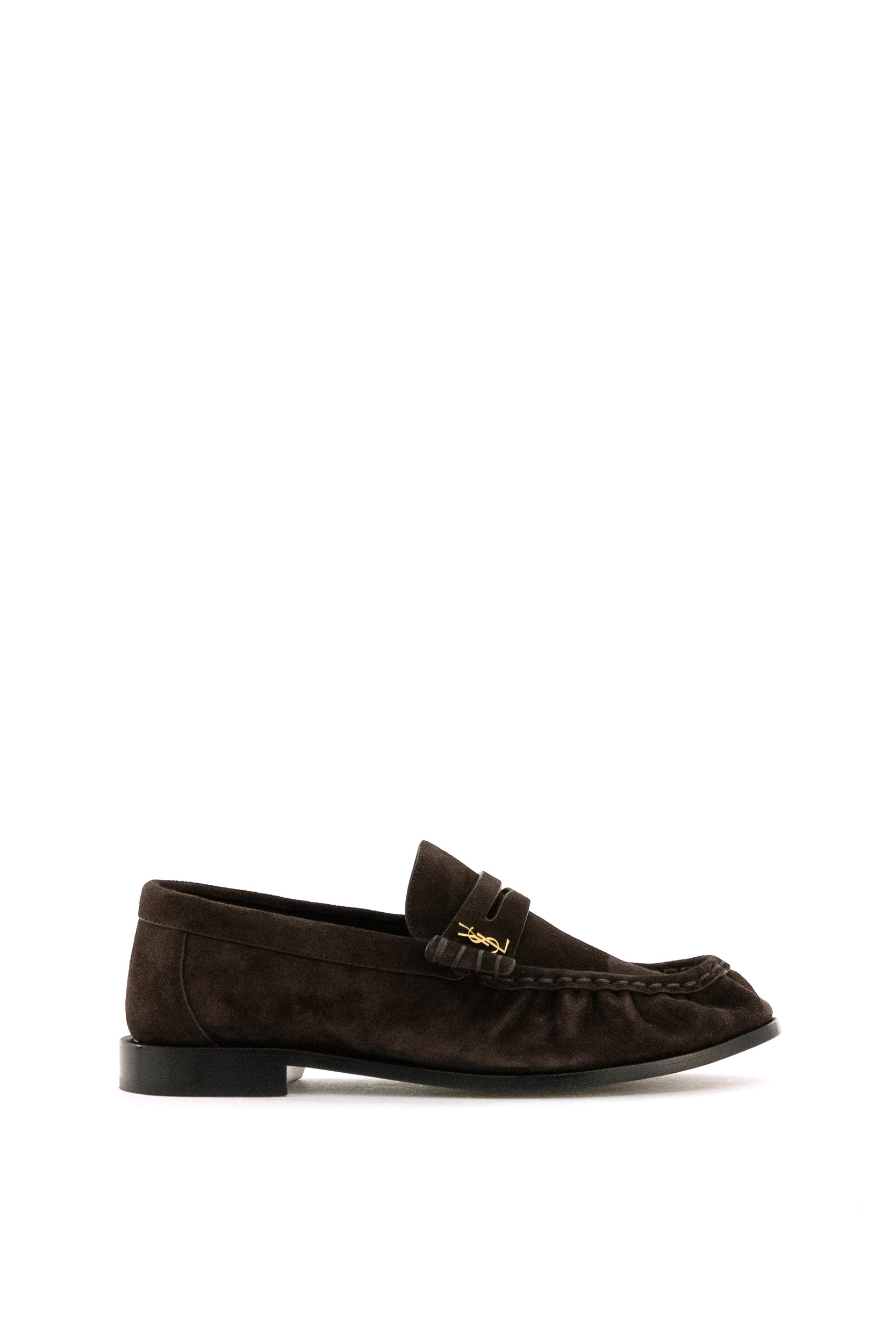 Mocassini Le Loafer in Suede<BR/> 818908 2W5AA 6023 SAINT LAURENT 