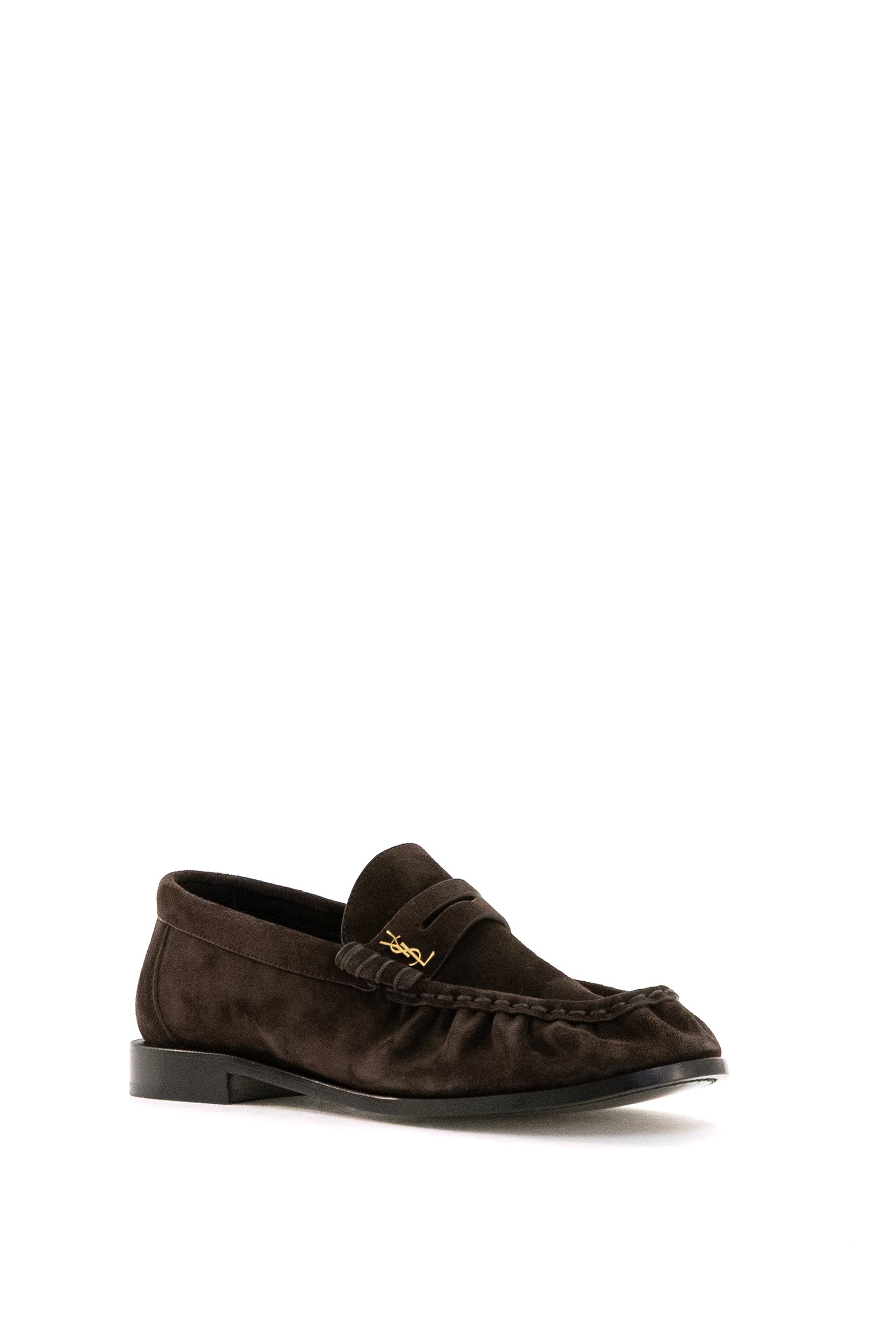 Mocassini Le Loafer in Suede<BR/> 818908 2W5AA 6023 SAINT LAURENT 