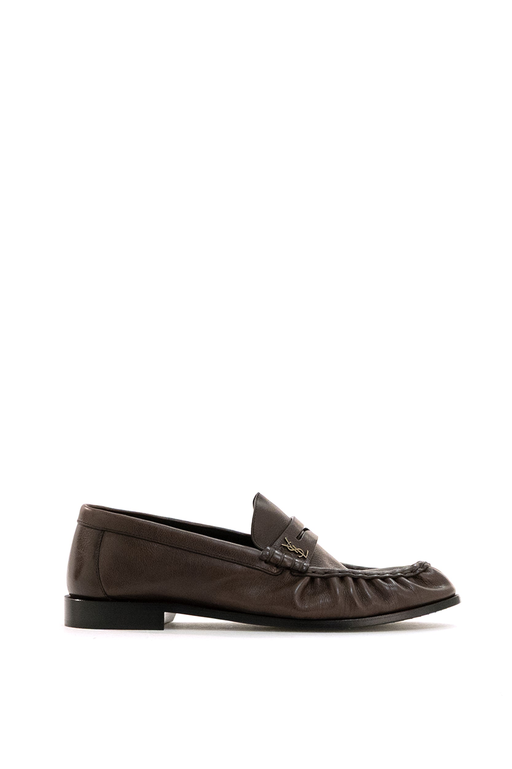Mocassini Le Loafer in Pelle Opaca<BR/> 839471 25VAA 2128 SAINT LAURENT 