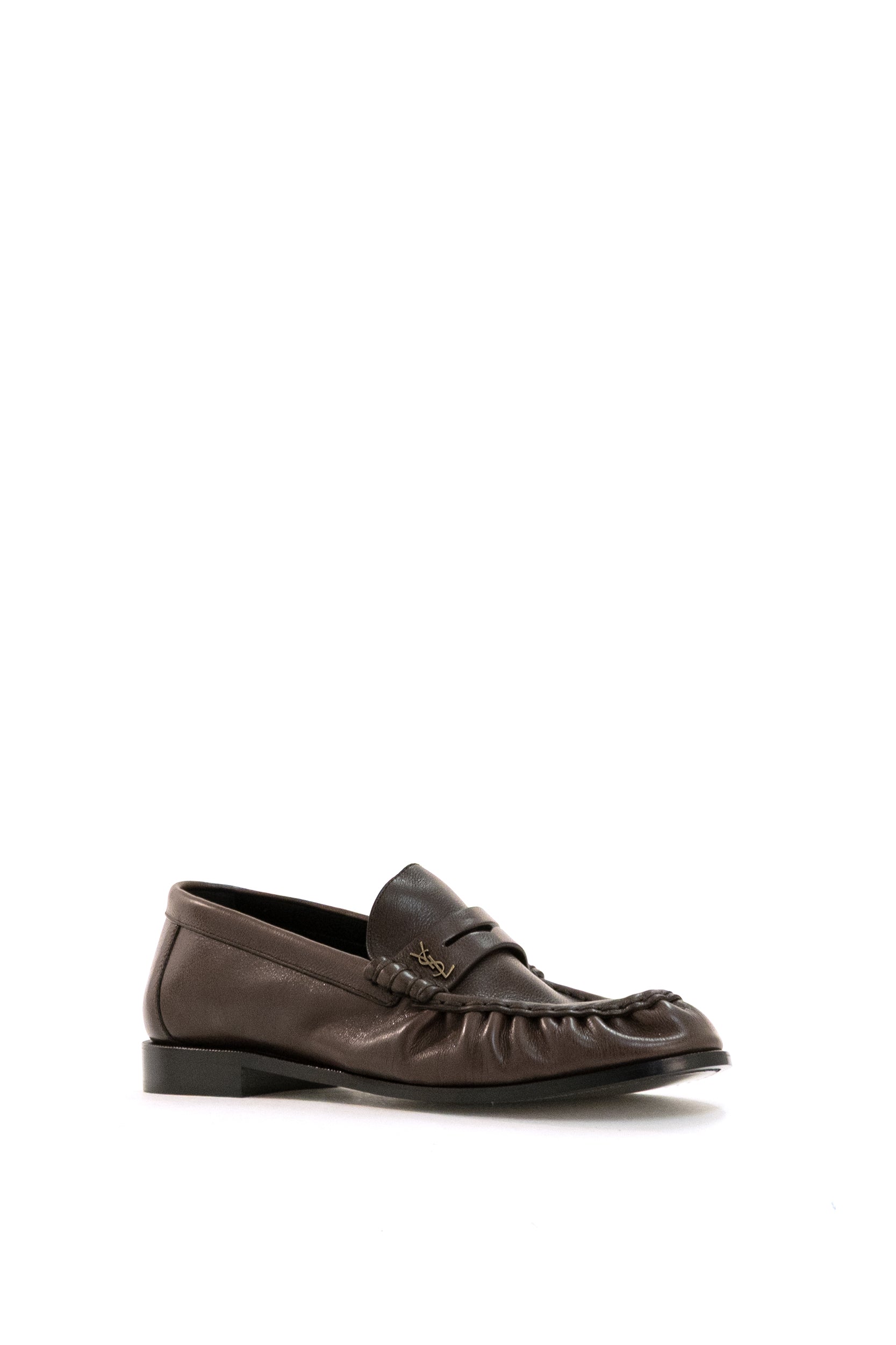 Mocassini Le Loafer in Pelle Opaca<BR/> 839471 25VAA 2128 SAINT LAURENT 