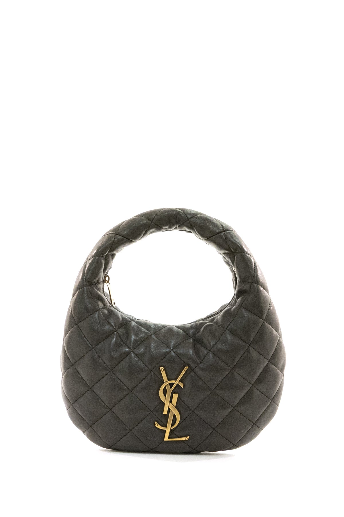SAINT LAURENT Borsa Icarino in nappa trapuntata di colore nero