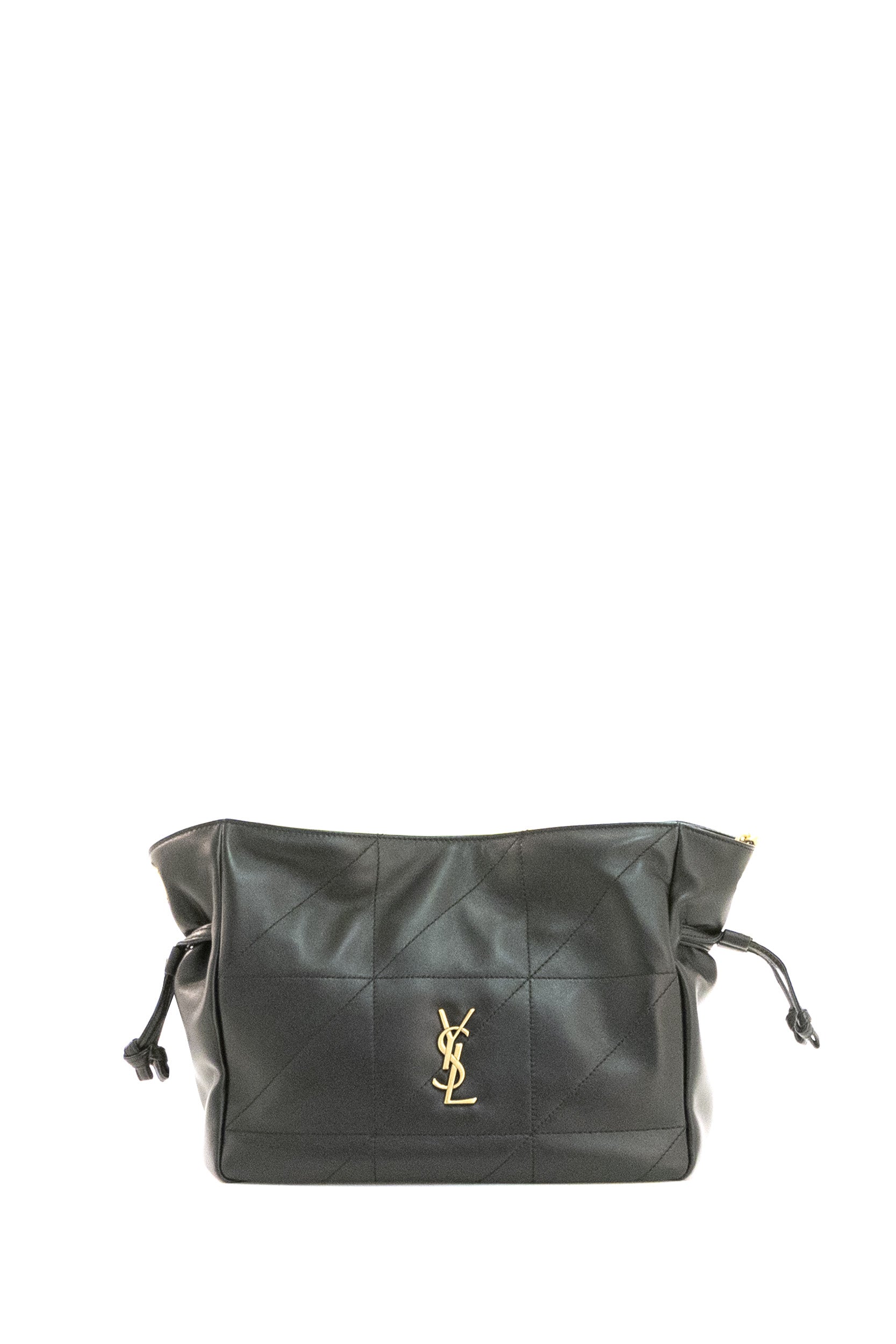 Pochette Morbida in Pelle d'Agnello<BR/> 862712 AAB32 1000 SAINT LAURENT 