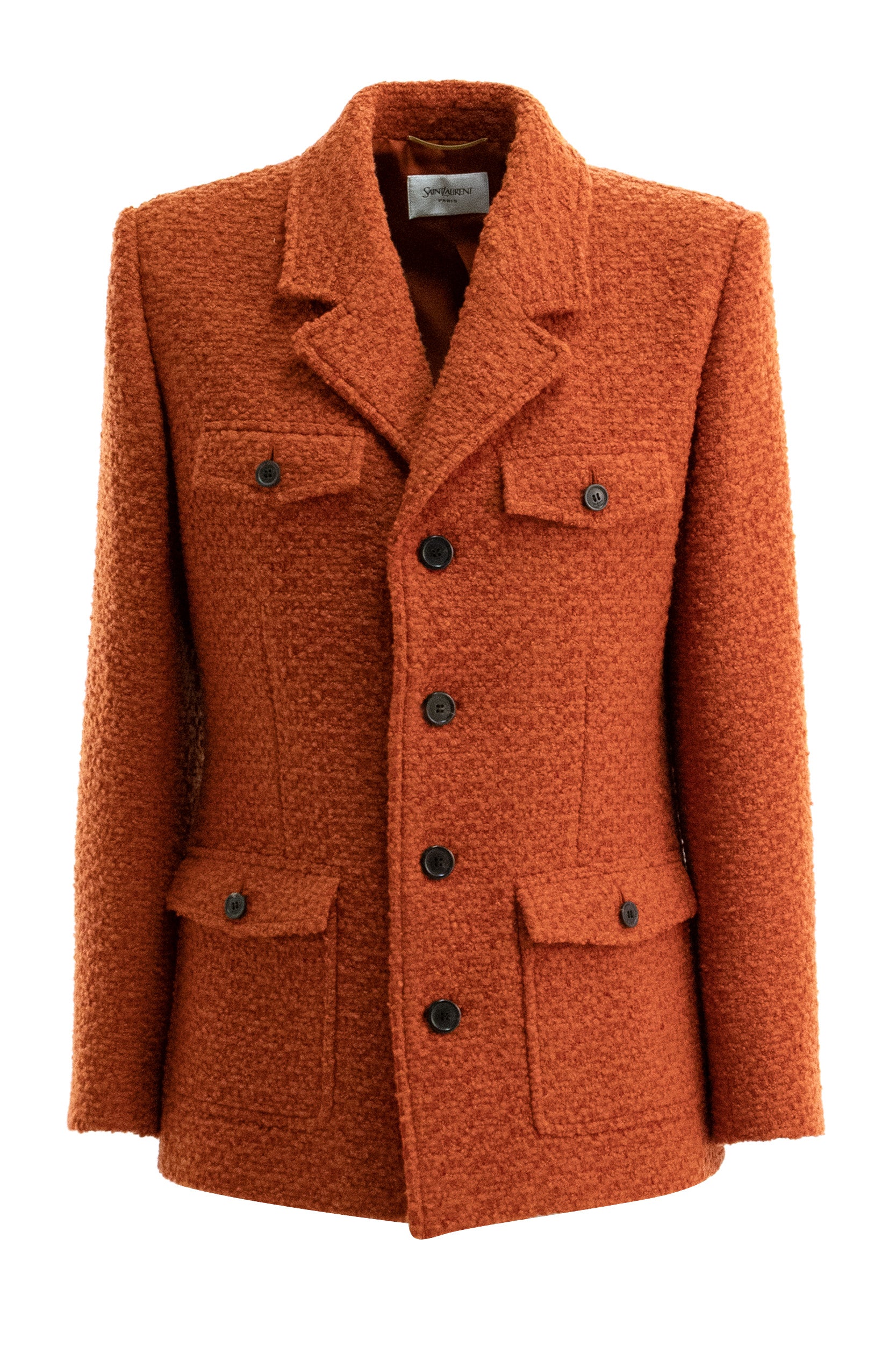 Giacca in Tweed di Misto Lana<BR/> 873530 Y7D30 7070 SAINT LAURENT 