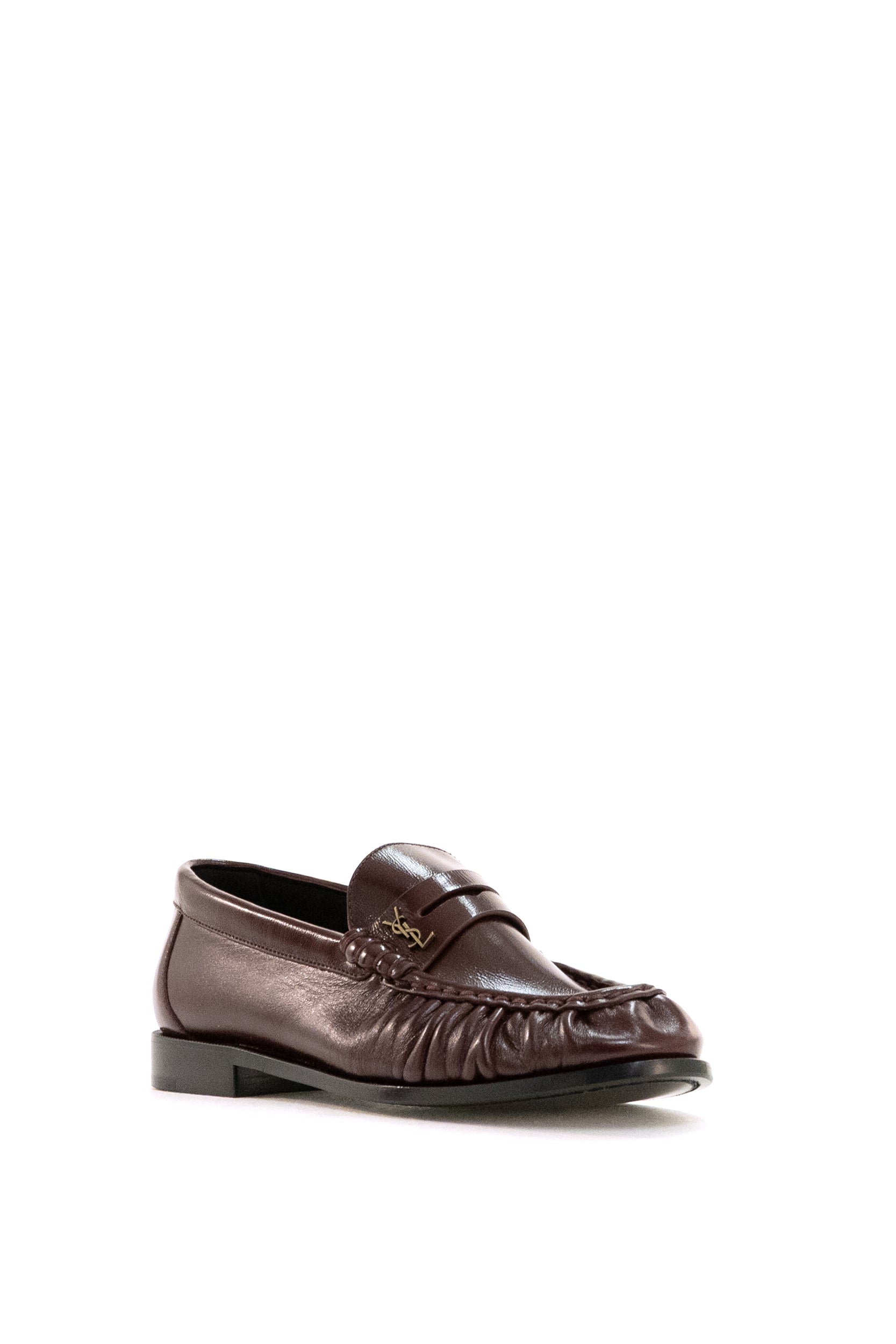 Mocassini Le Loafer in Pelle Liscia<BR/> A001MM AAFGB 6629 SAINT LAURENT 
