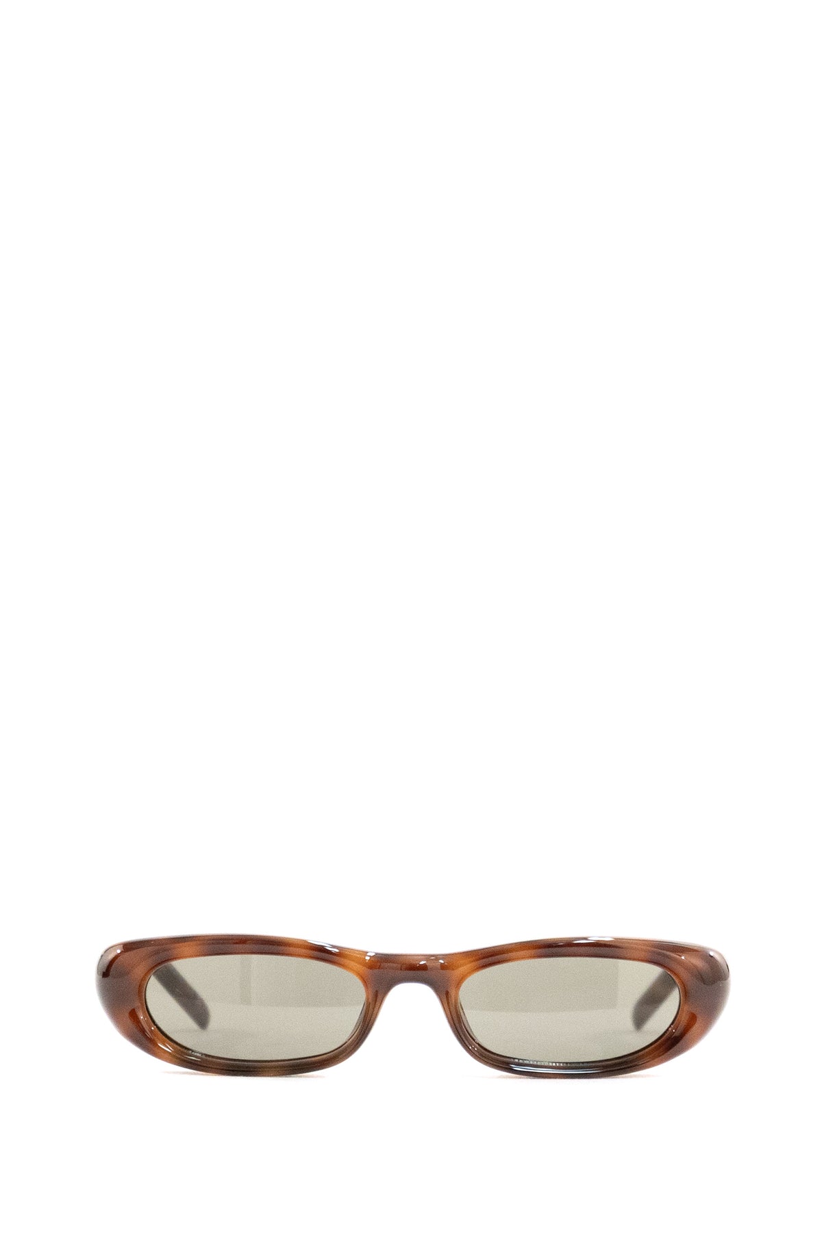 SAINT LAURENT Occhiali SL 557 Shade Plump tartarugati, Marrone