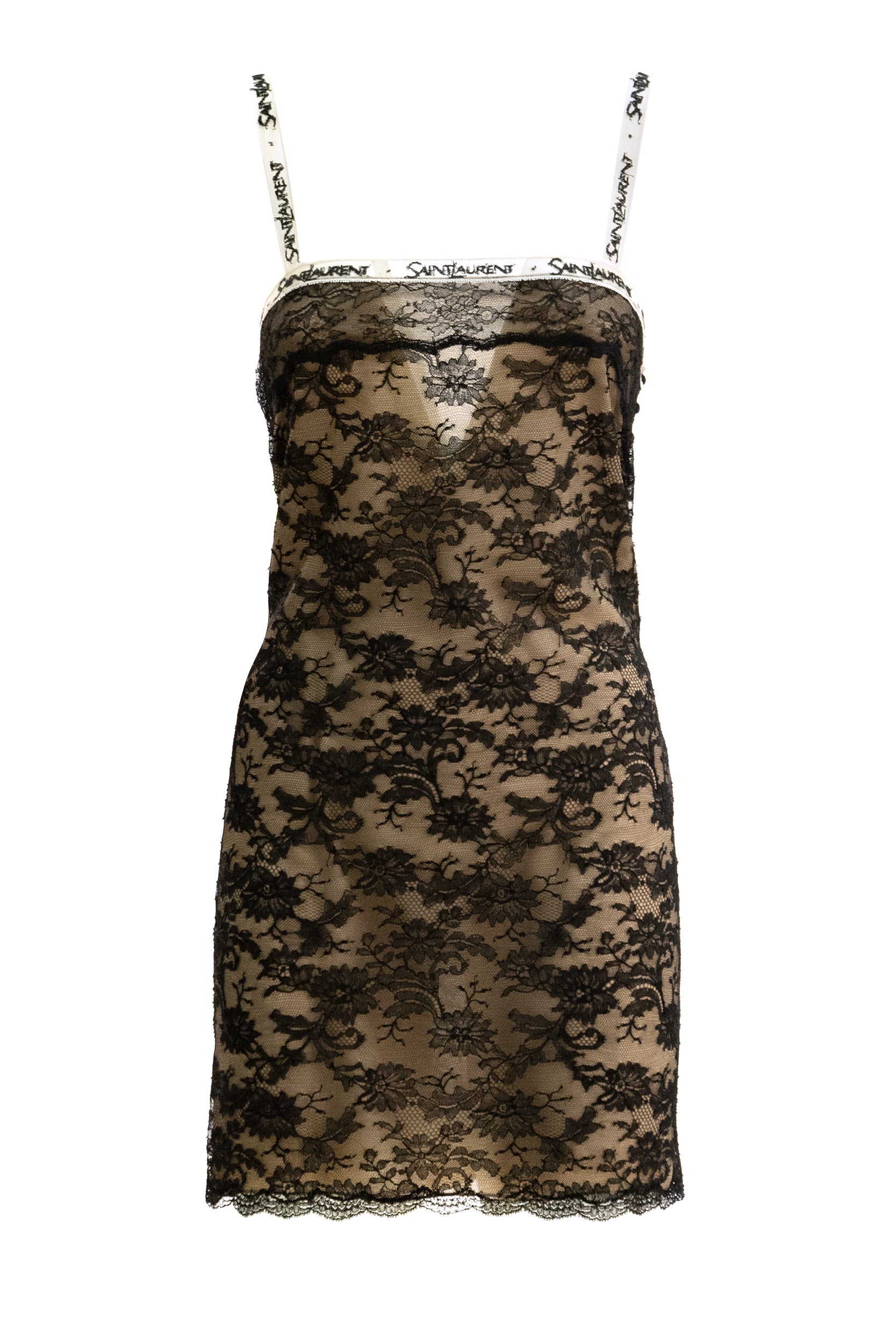 Abito in Pizzo<BR/> A003JE Y1K80 1000 SAINT LAURENT 