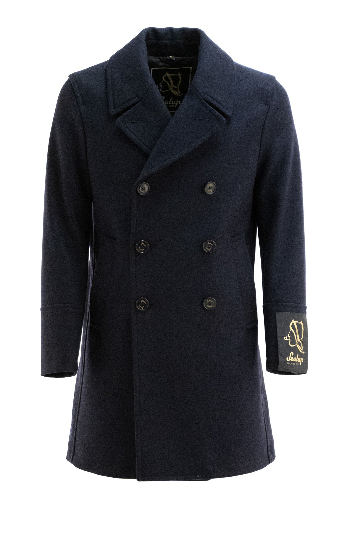 SEALUP Blue wool peacoat