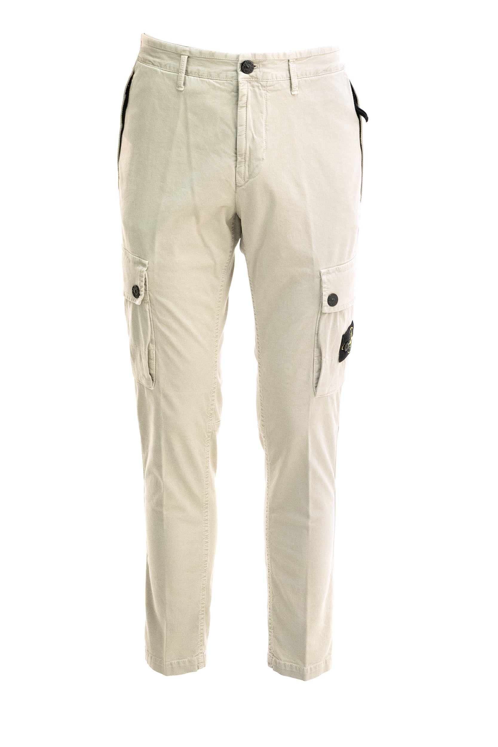 Pantalone Cargo in Twill di Cotone Stretch<BR/> L2S153100034 S00L1 V0195 STONE ISLAND 