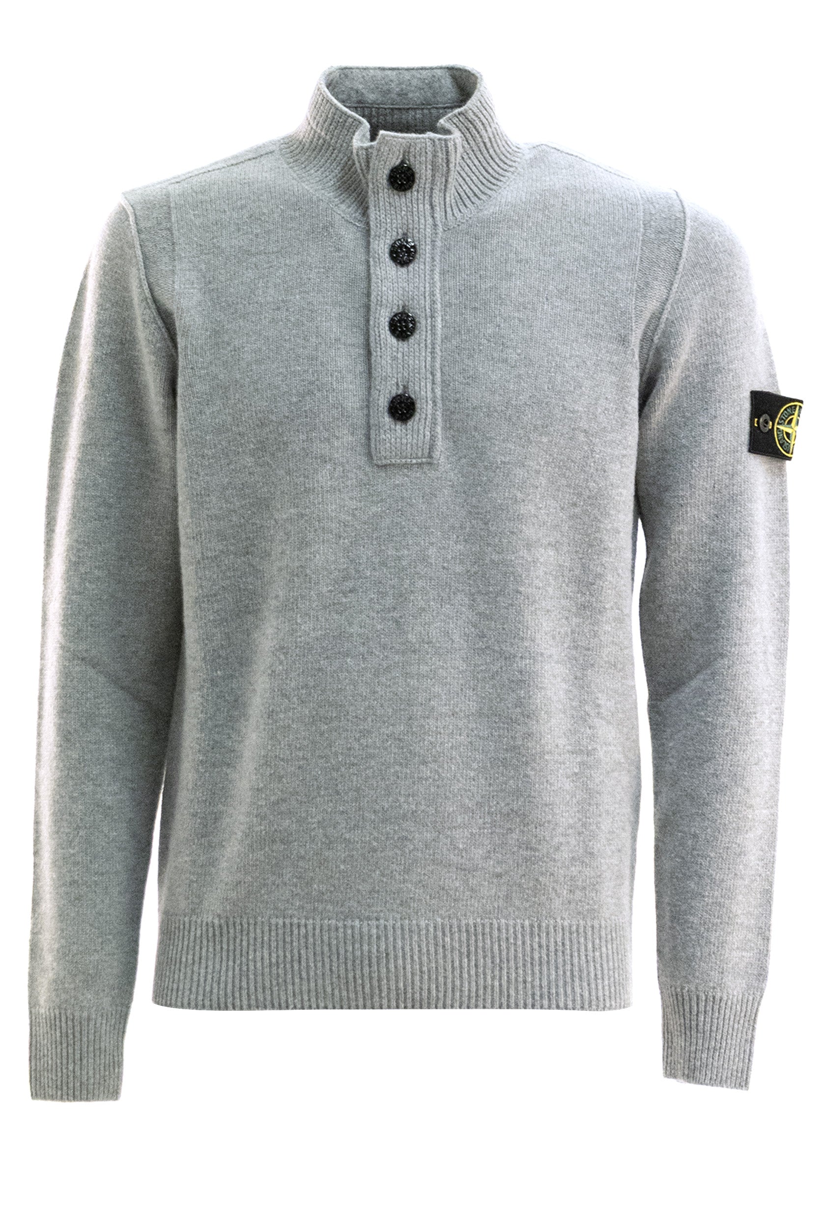 Maglione in Misto Lana con Zip<BR/> L2S155100040 S00A3 V0M60 STONE ISLAND 