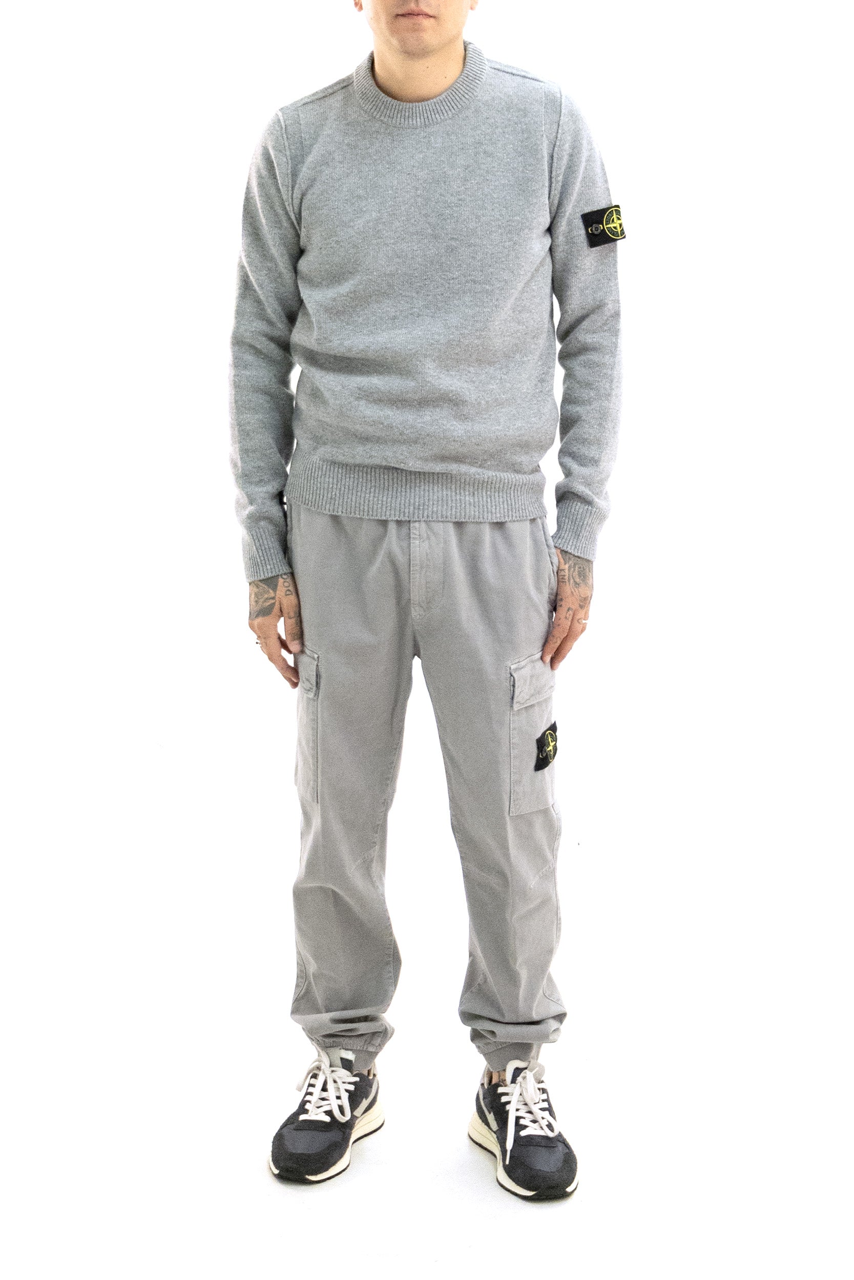 Maglione Girocollo in Lana<BR/> L2S155100072 S00A3 V0M60 STONE ISLAND 