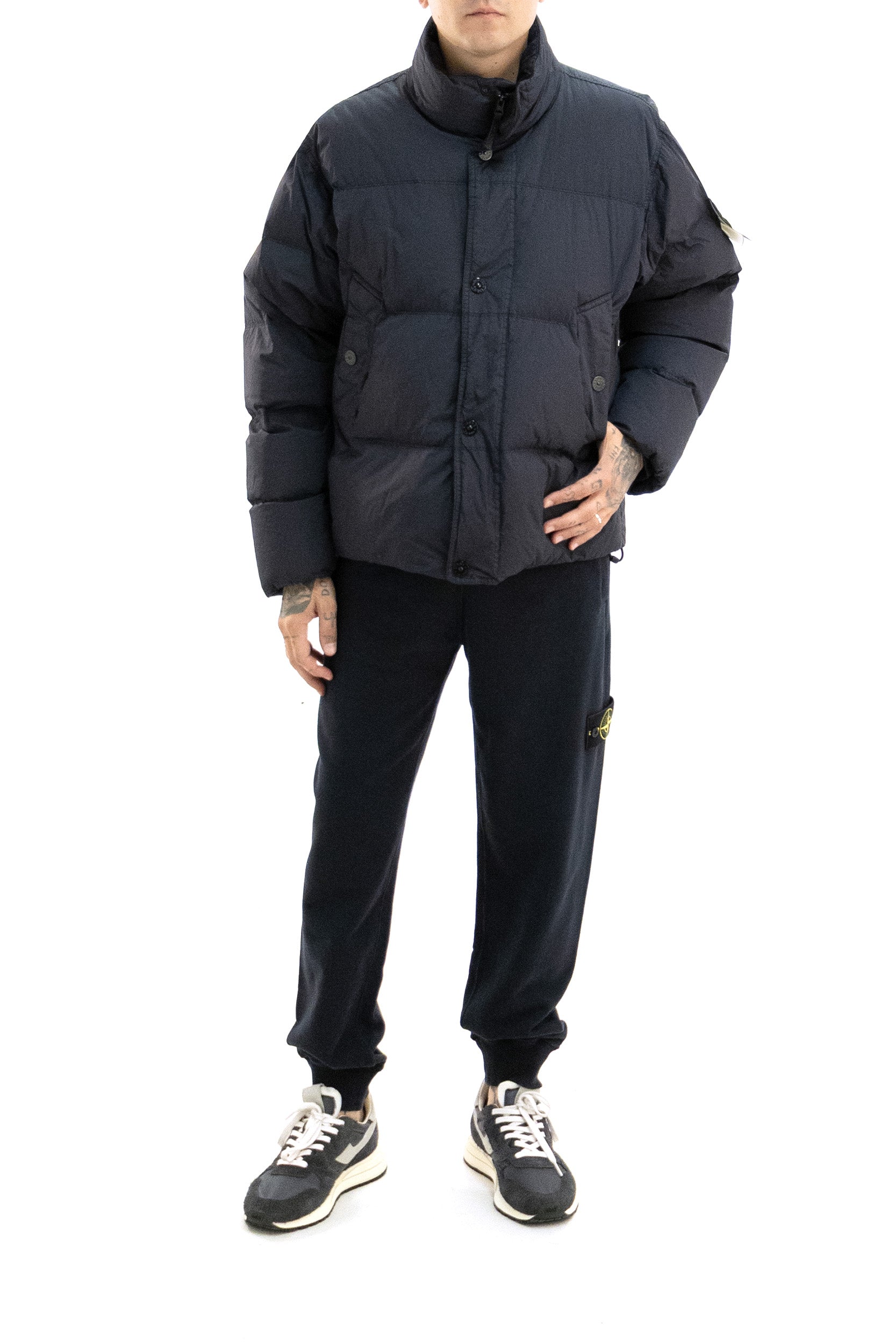 Pantalone Jogger in Felpa di Cotone<BR/> L2S156200012 S0A20 V0020 STONE ISLAND 