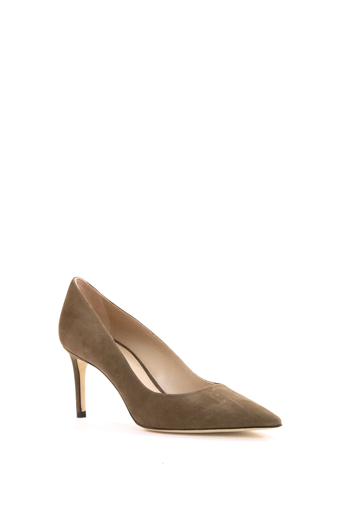 STUART WEITZMAN Stuart Power suede pumps in taupe, Brown, view 2