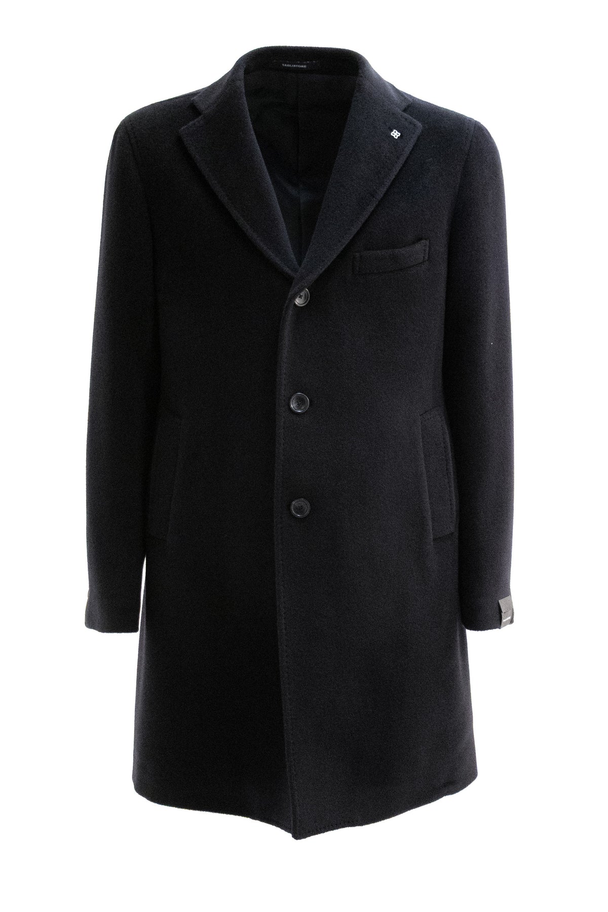 TAGLIATORE Cappotto monopetto in lana di colore blu