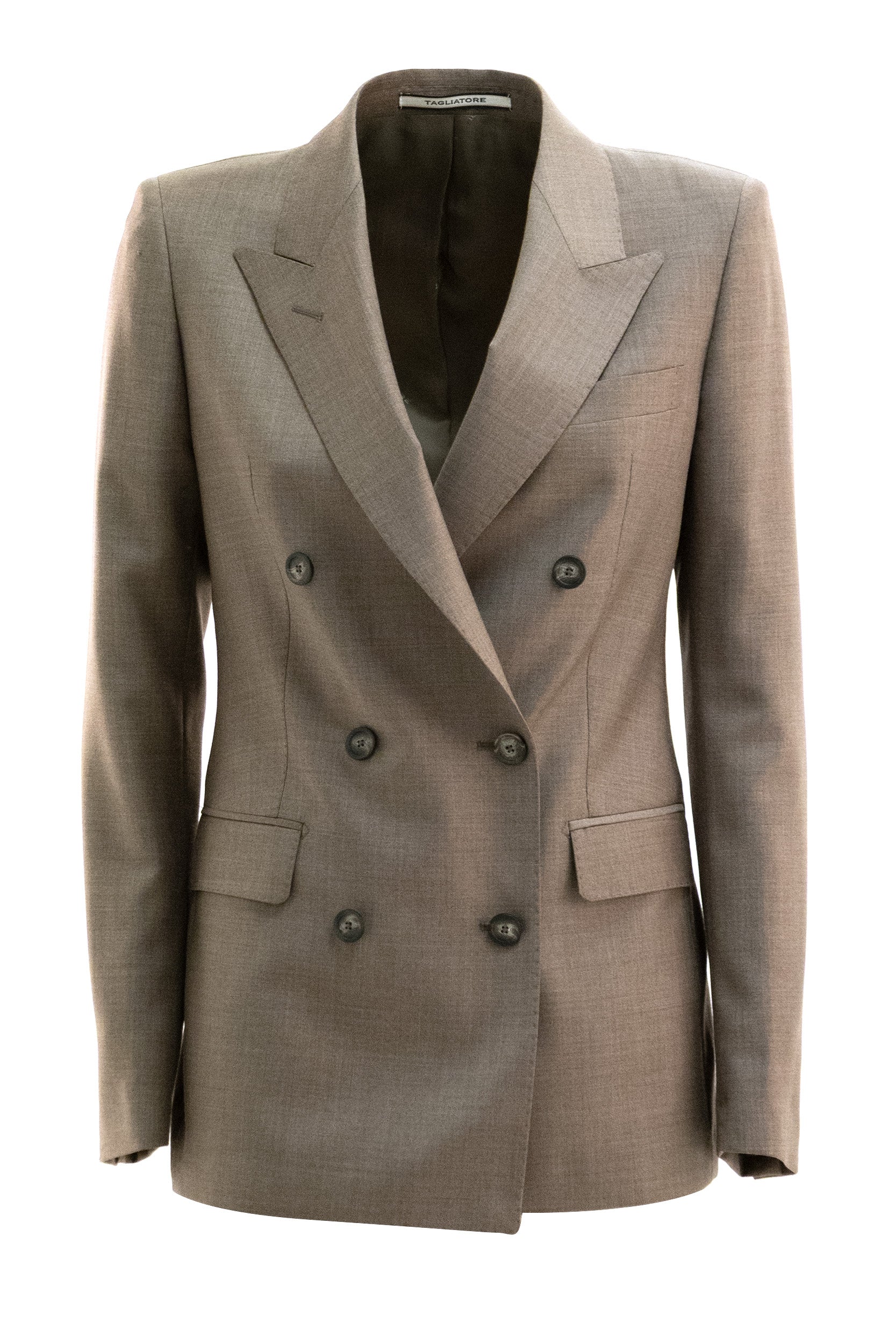 Abito in lana di colore marrone<BR/><BR/> T-PARIGI10BAD 550049U T1198 TAGLIATORE 