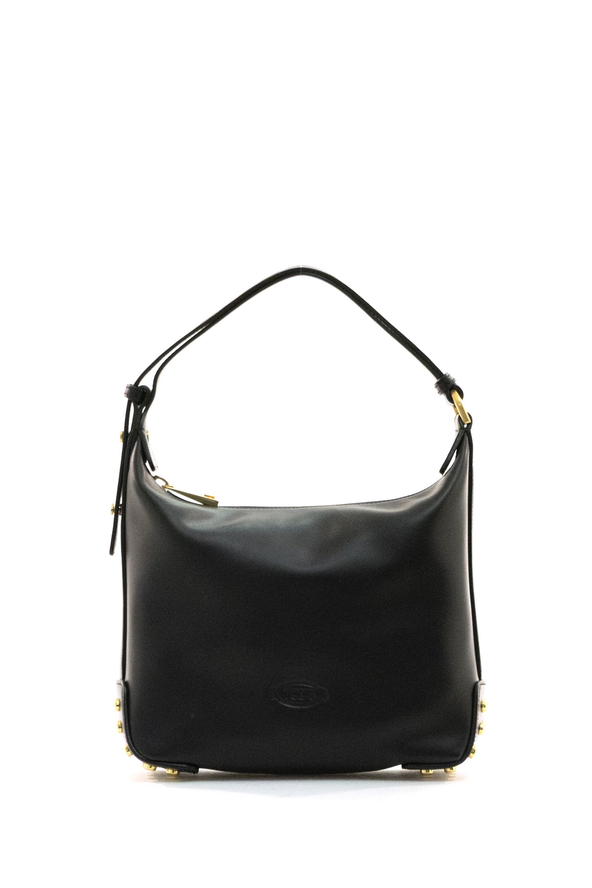 TOD'S Black leather shoulder bag