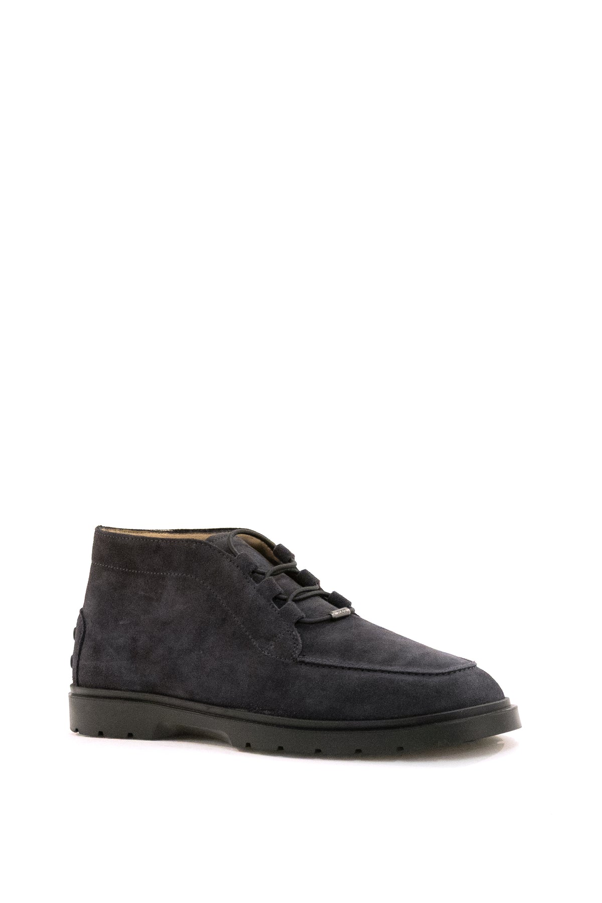 TOD'S Polacchini in suede di colore blu, vista 2