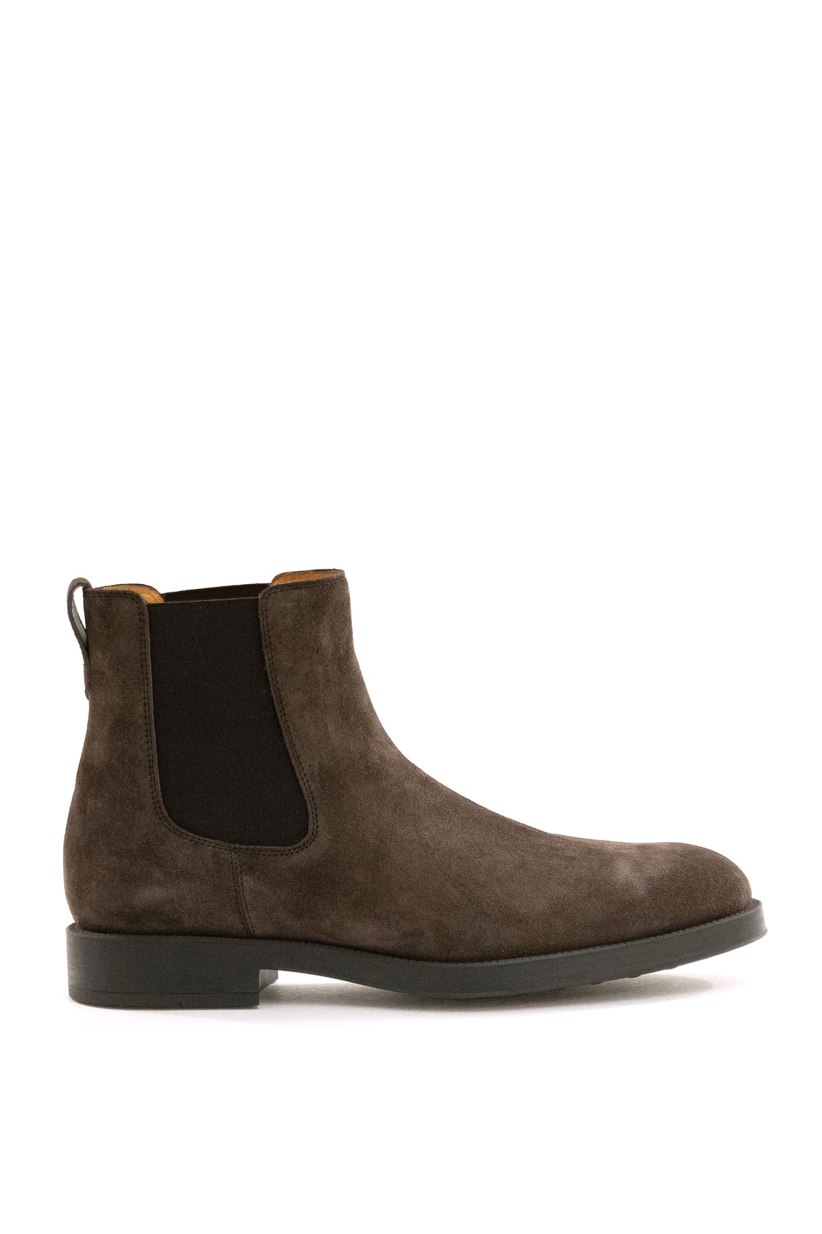 TOD'S Stivaletti Chelsea in suede di colore marrone