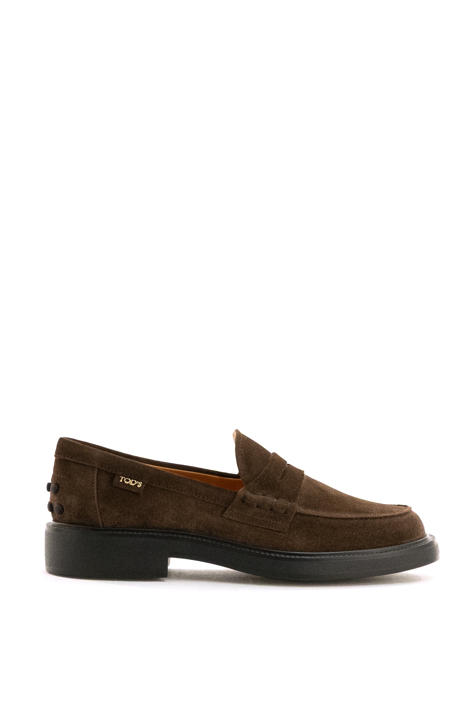 Mocassini in suede di colore marrone <BR/> XXW19M0KK70RE0 S808 TOD'S 