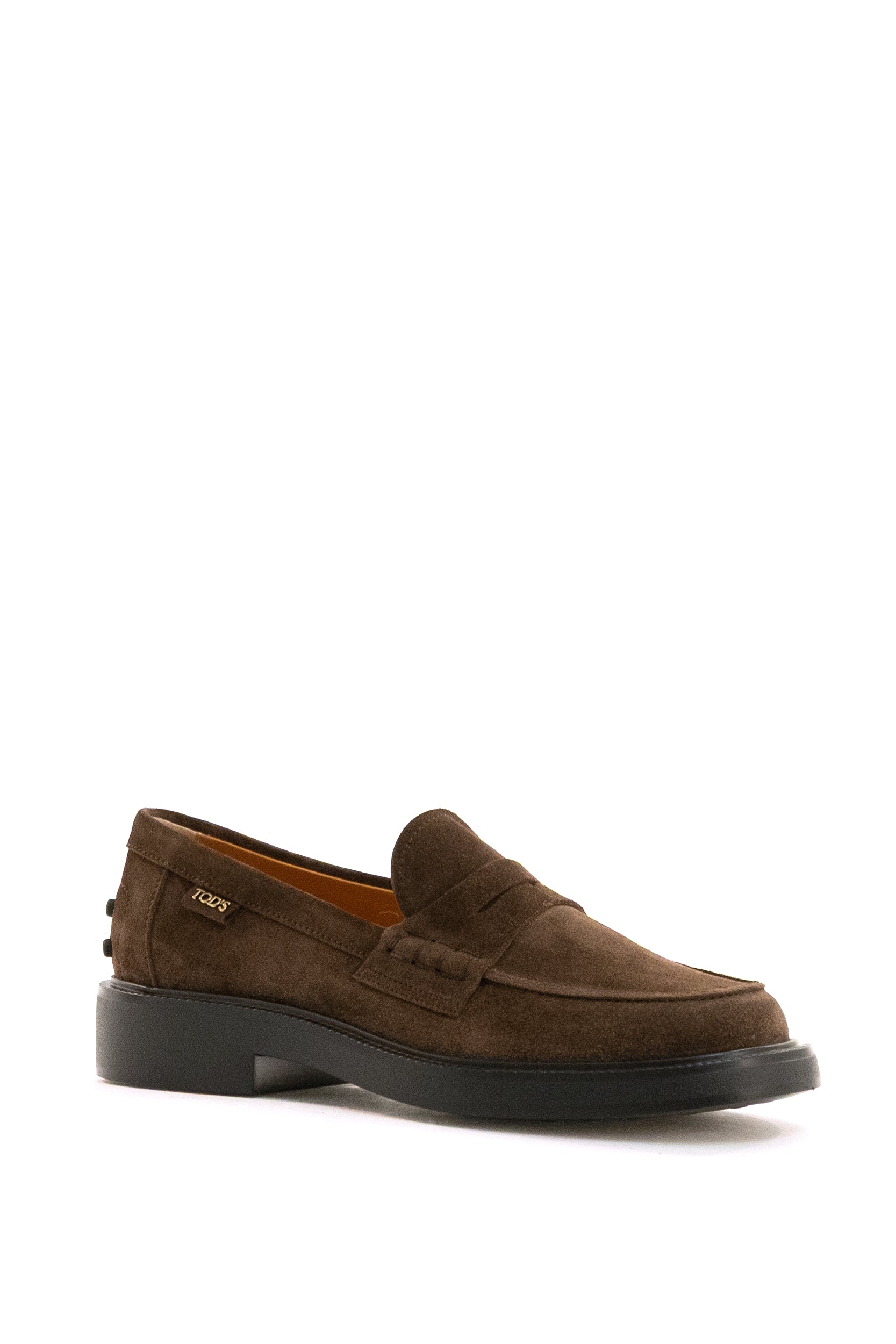 Mocassini in suede di colore marrone <BR/> XXW19M0KK70RE0 S808 TOD'S 