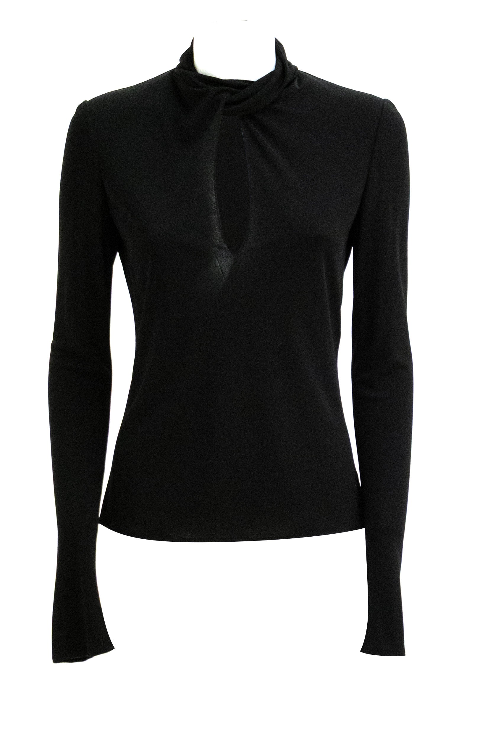 VALENTINO GARAVANI Black viscose top