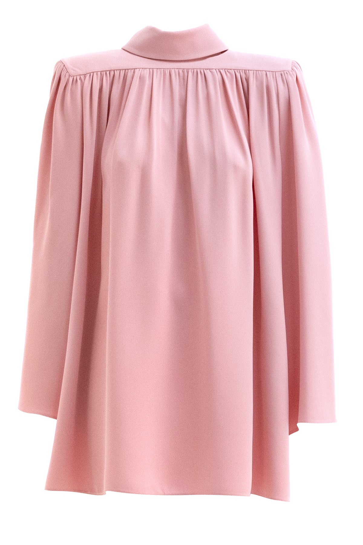 VALENTINO GARAVANI Top in cady di seta di colore rosa