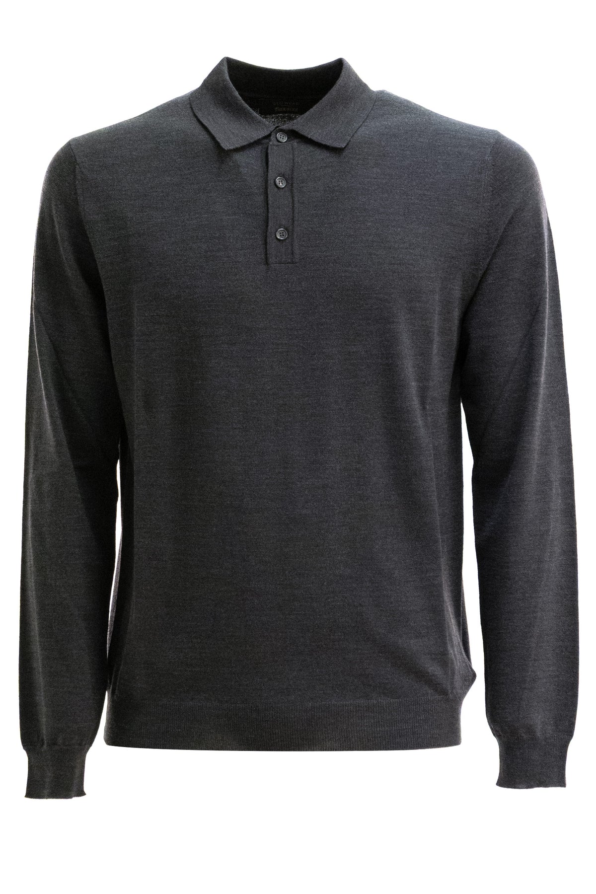Polo in lana di colore grigio <BR/> 810232 Z0290 N7027 ZANONE 
