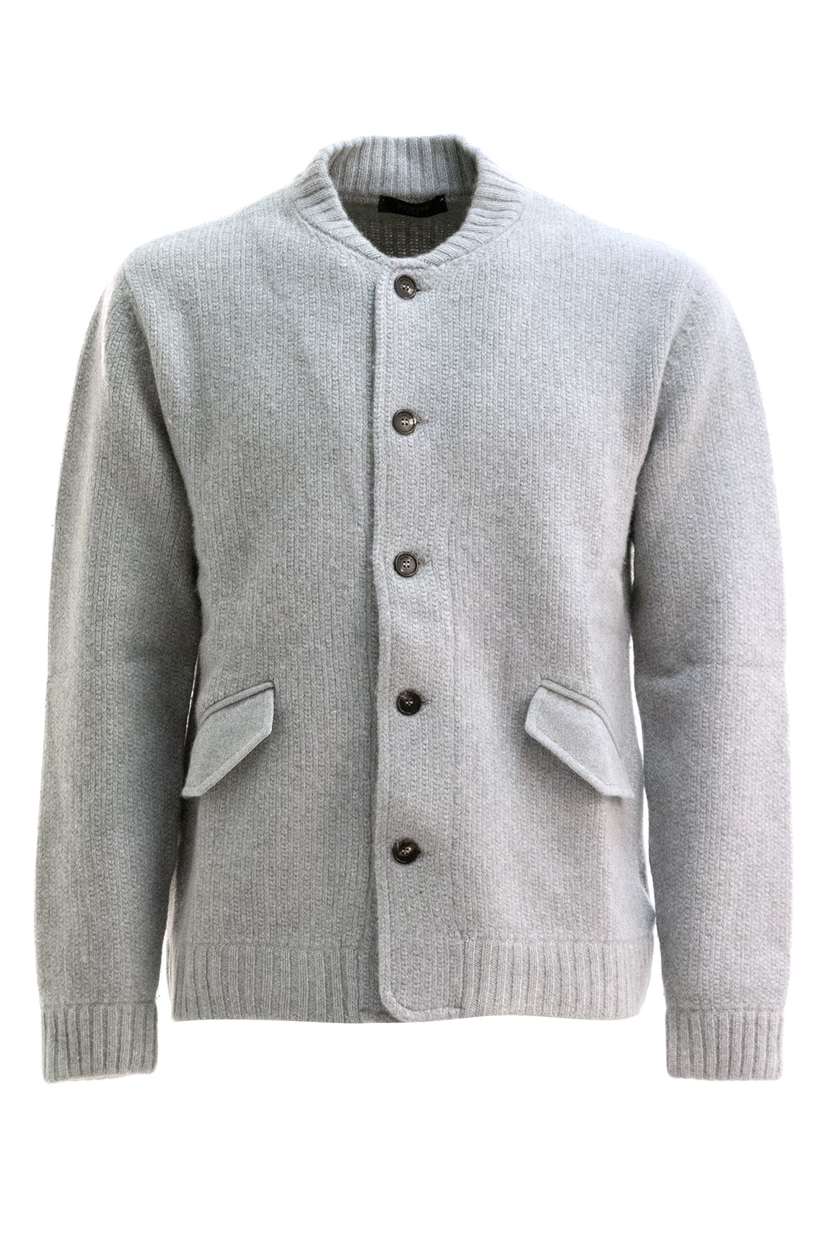 ZANONE Cardigan in lana e cashmere di colore grigio