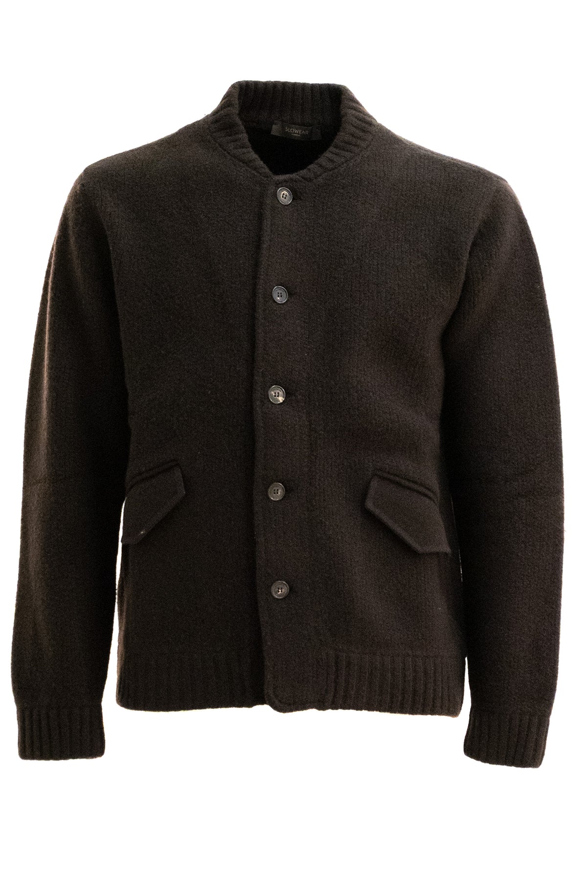 Cardigan in lana e cashmere di colore marrone<BR/> 810521 ZN240 Z1991 ZANONE 