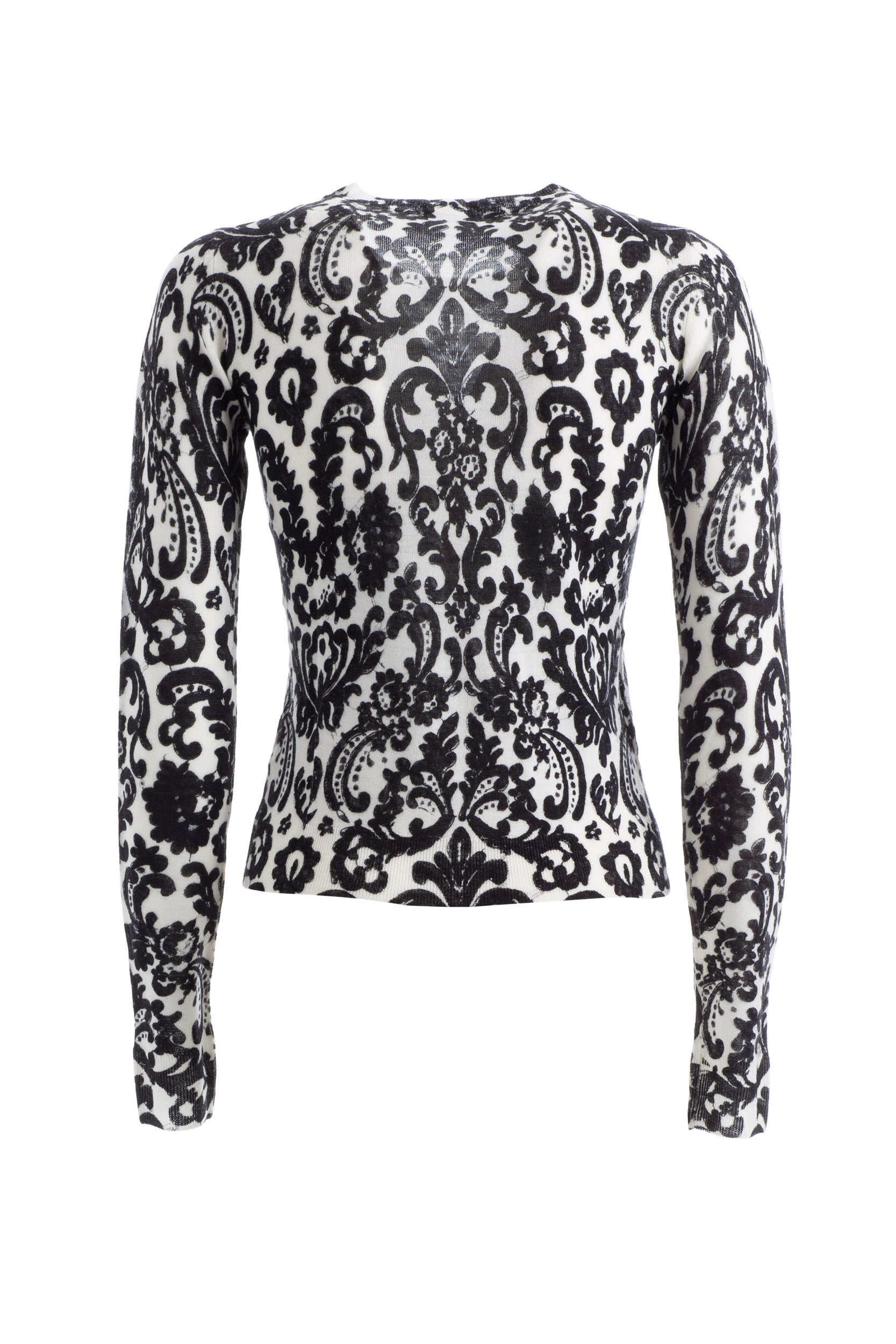 S Sung CHARLOTTE PLOVER CZETTE LACE WHITE BLACK Pullover Girocollo Charlotte<BR/> CHARLOTTE PULLOVER BLACK S-SUNG 