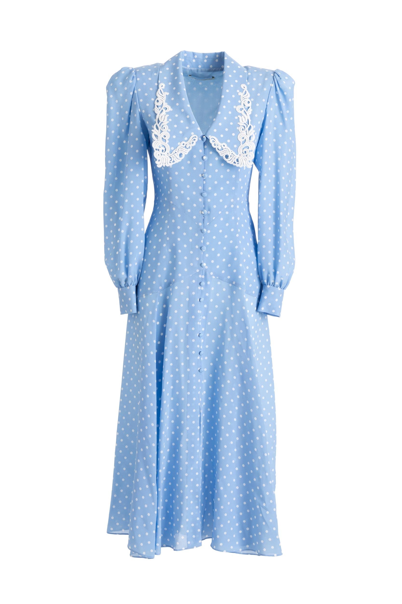 Alessandra Rich FAB2350 F31321674 Abito a Pois<BR/> FAB2350 F3132 1674 ALESSANDRA RICH 