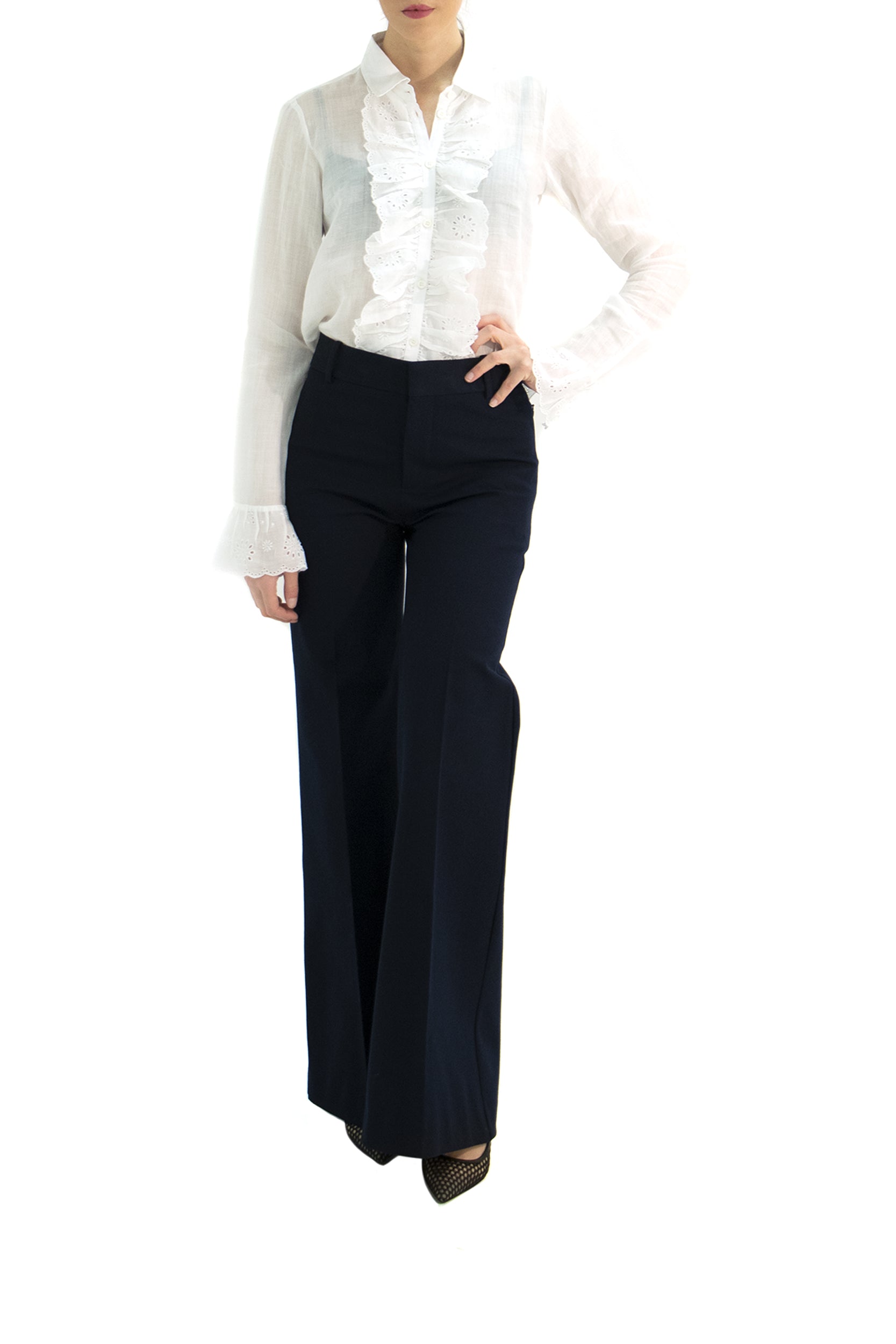Camicia <BR/> LWSH2736 BLAN FRAME 