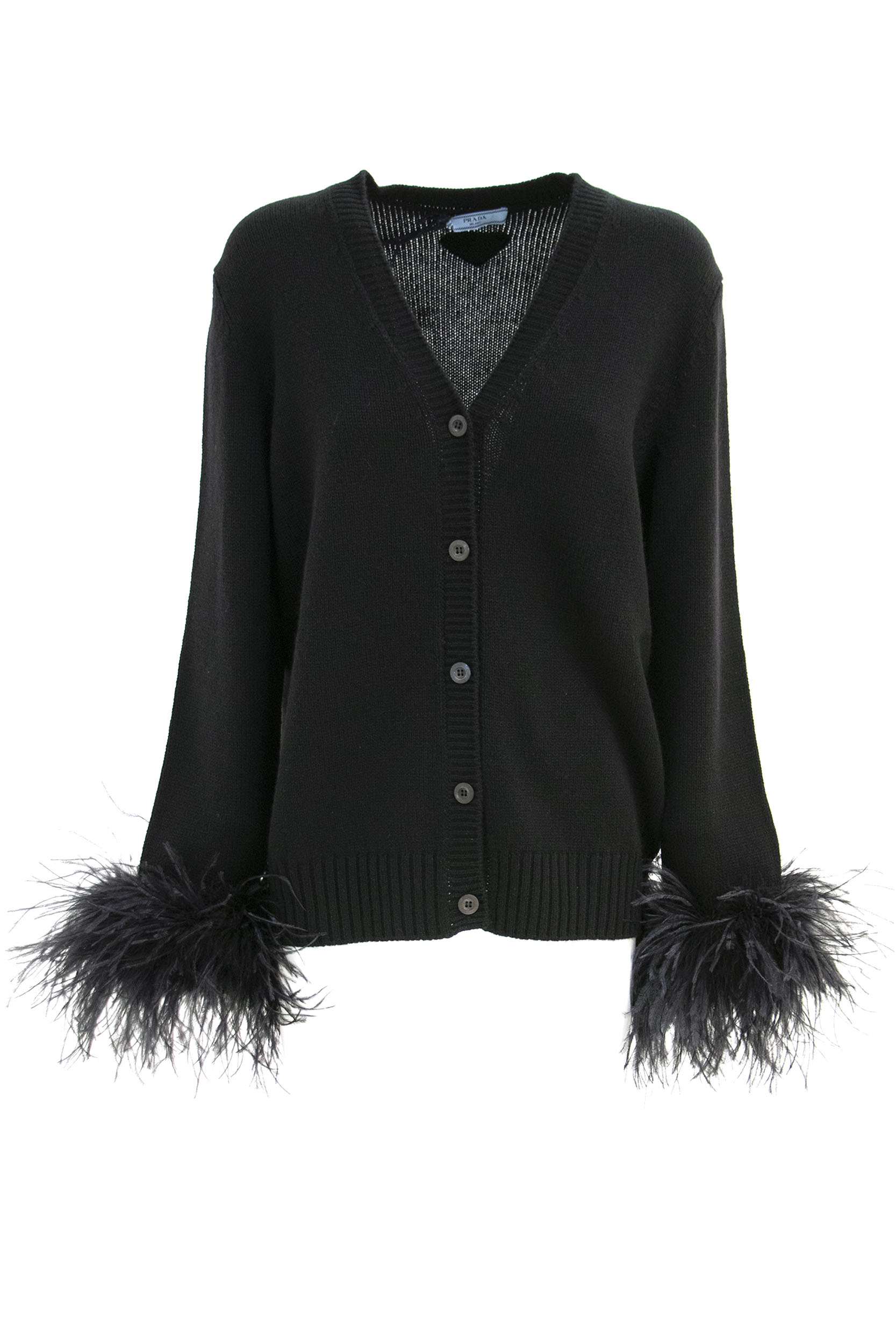 Cardigan<BR/> P25M32 S OOO 1346 F0002 PRADA 