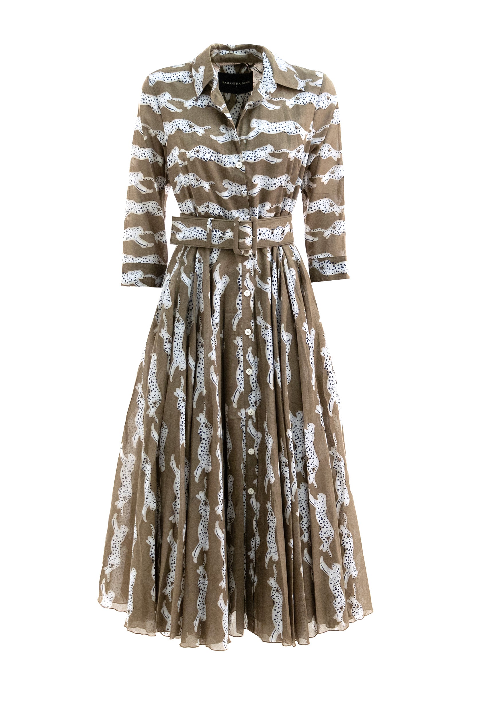 Abito<BR/> ASTER DRESS/TIGER KHAKI S-SUNG 