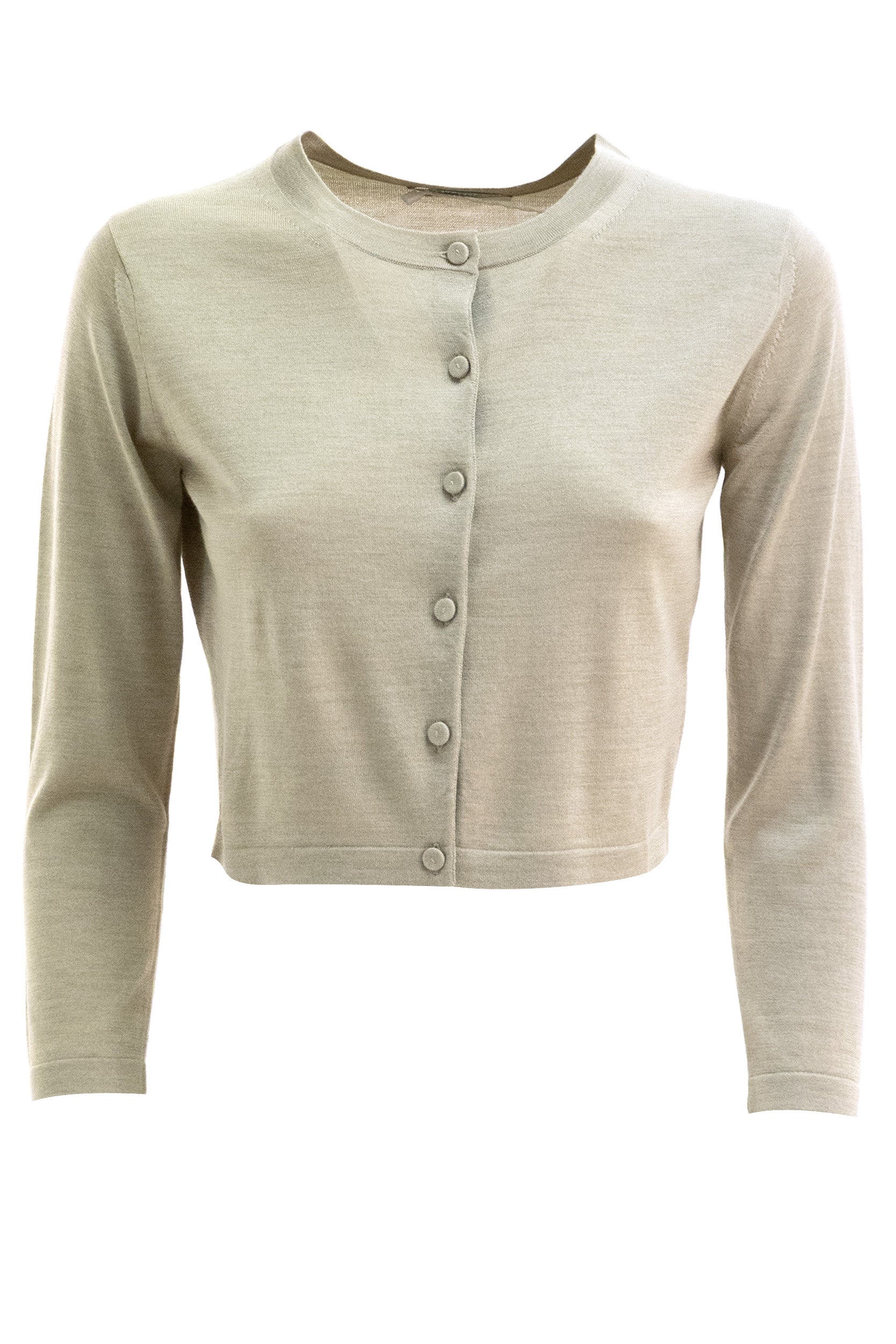 Cardigan in seta e cashmere di colore beige<BR/> MXPFARETRA 001 MAX MARA 