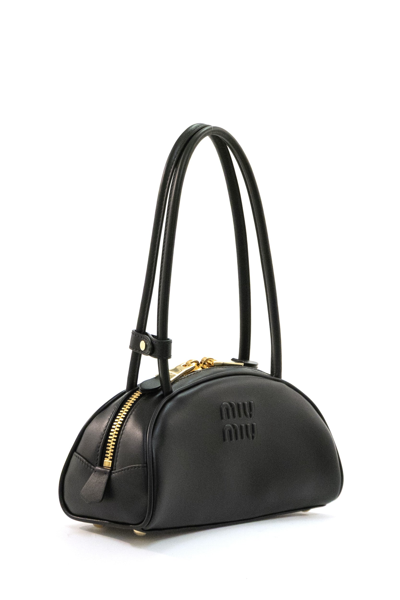 Borsa Beau in Pelle colore nero<BR/> 5BB192 2CRW F0002 MIU MIU 