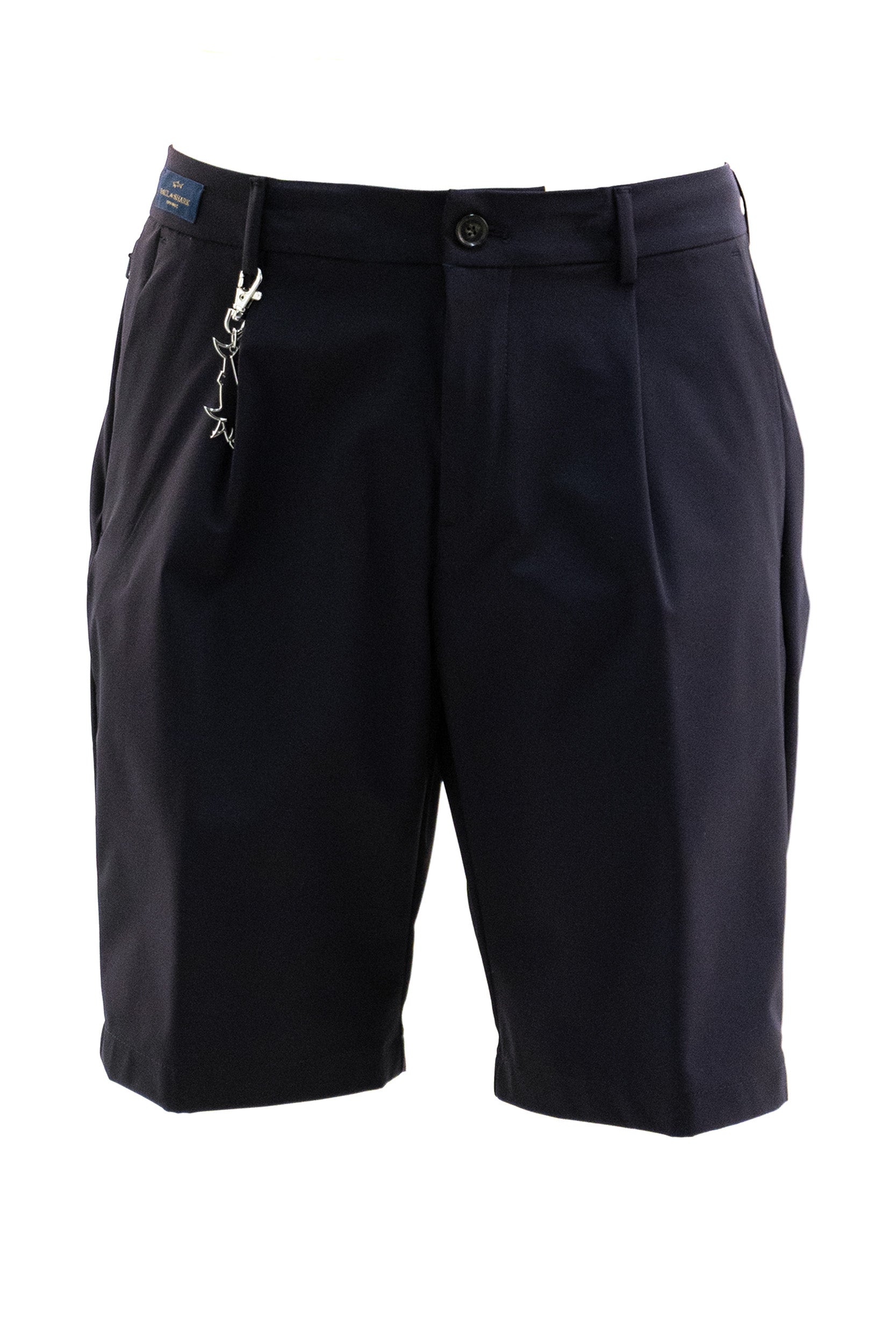 Bermuda in tessuto tecnico di colore blu<BR/> 25414078 013 PAUL & SHARK 