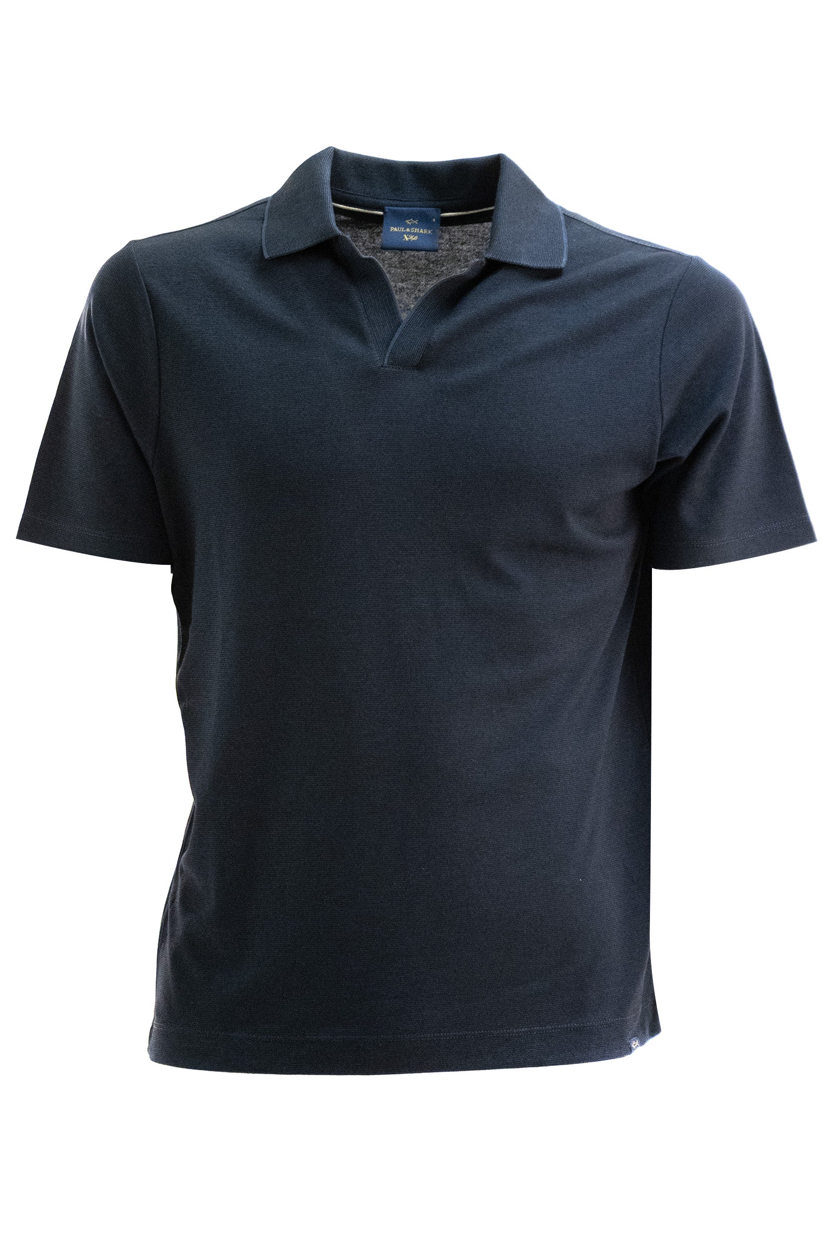 Polo Open Collar X-Soft in Cotone Interlock<BR/> 26411254 013 PAUL & SHARK 