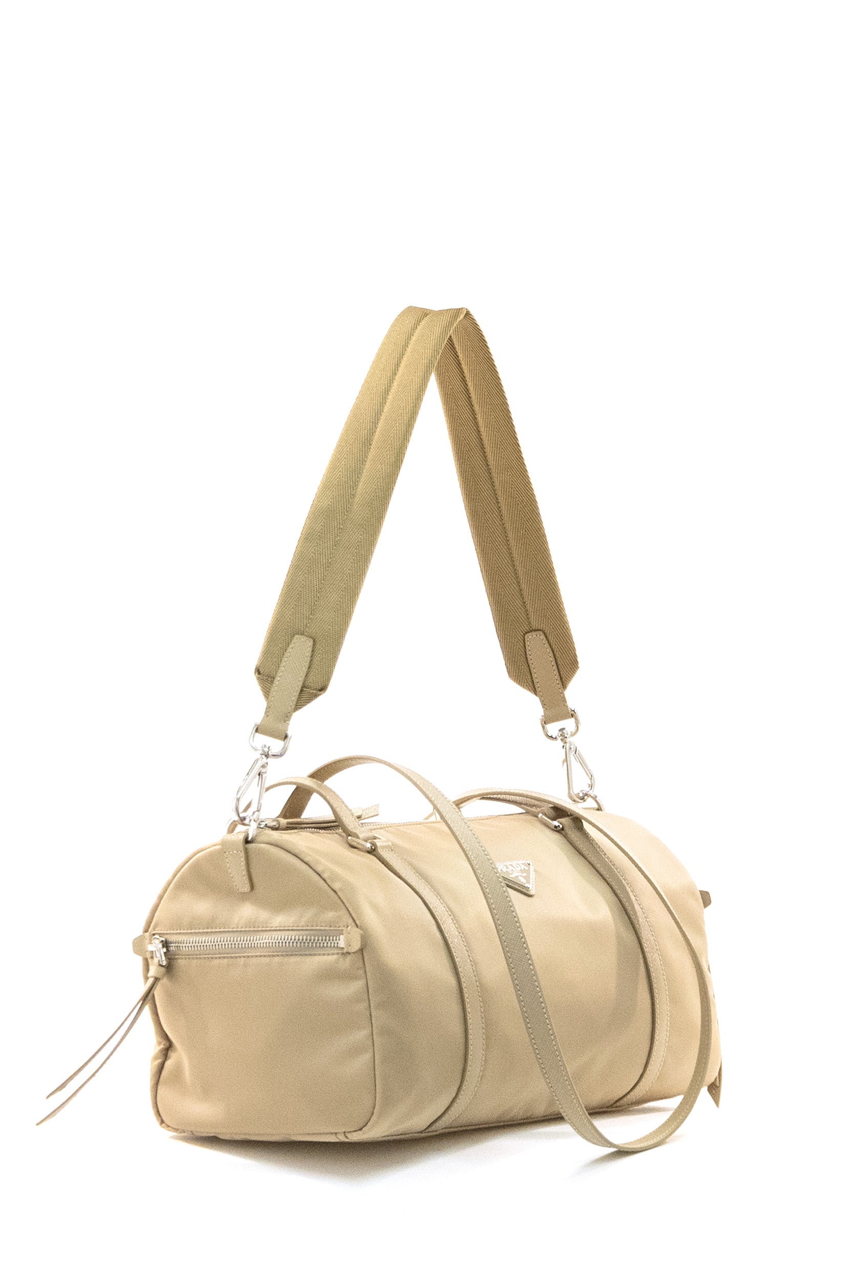 Bauletto Large in Re-Nylon e Saffiano<BR/> 1BB154 V MOM R064 F0Y8C PRADA 