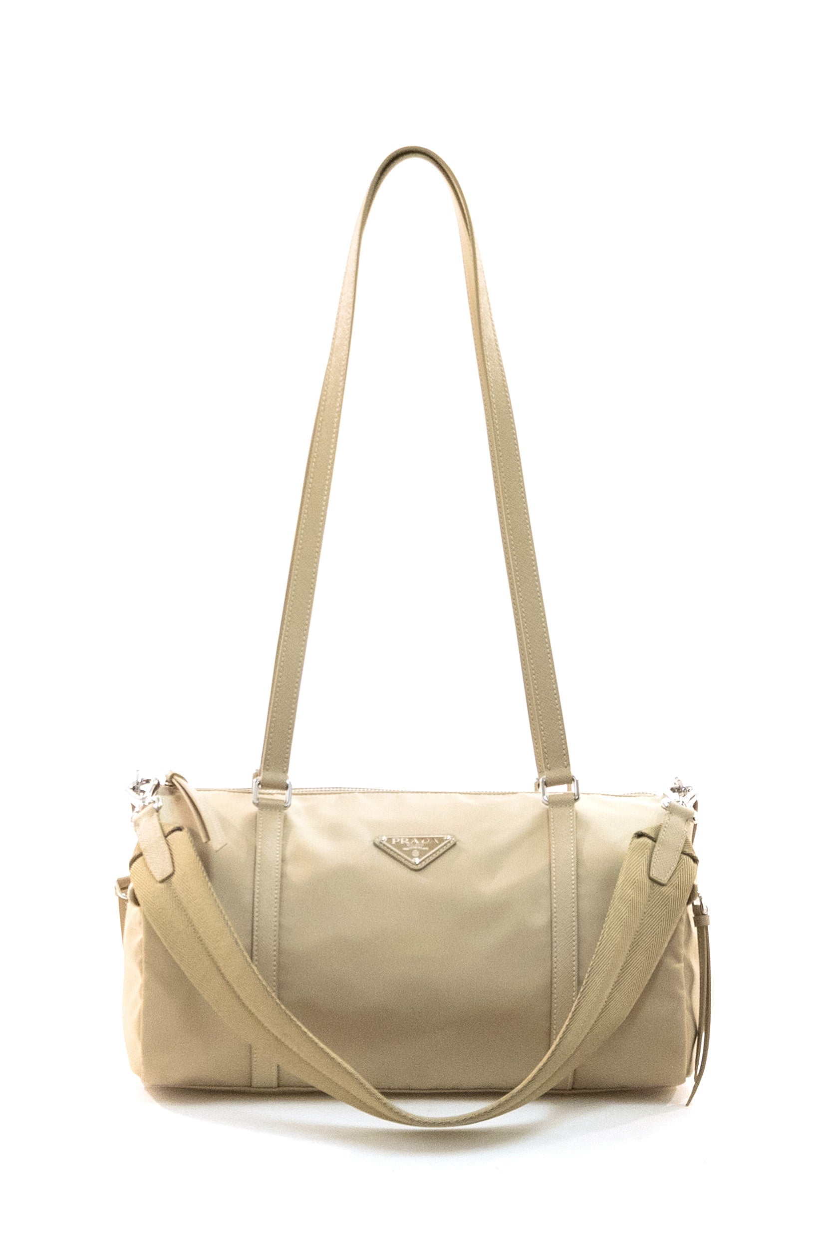 Bauletto Large in Re-Nylon e Saffiano<BR/> 1BB154 V MOM R064 F0Y8C PRADA 